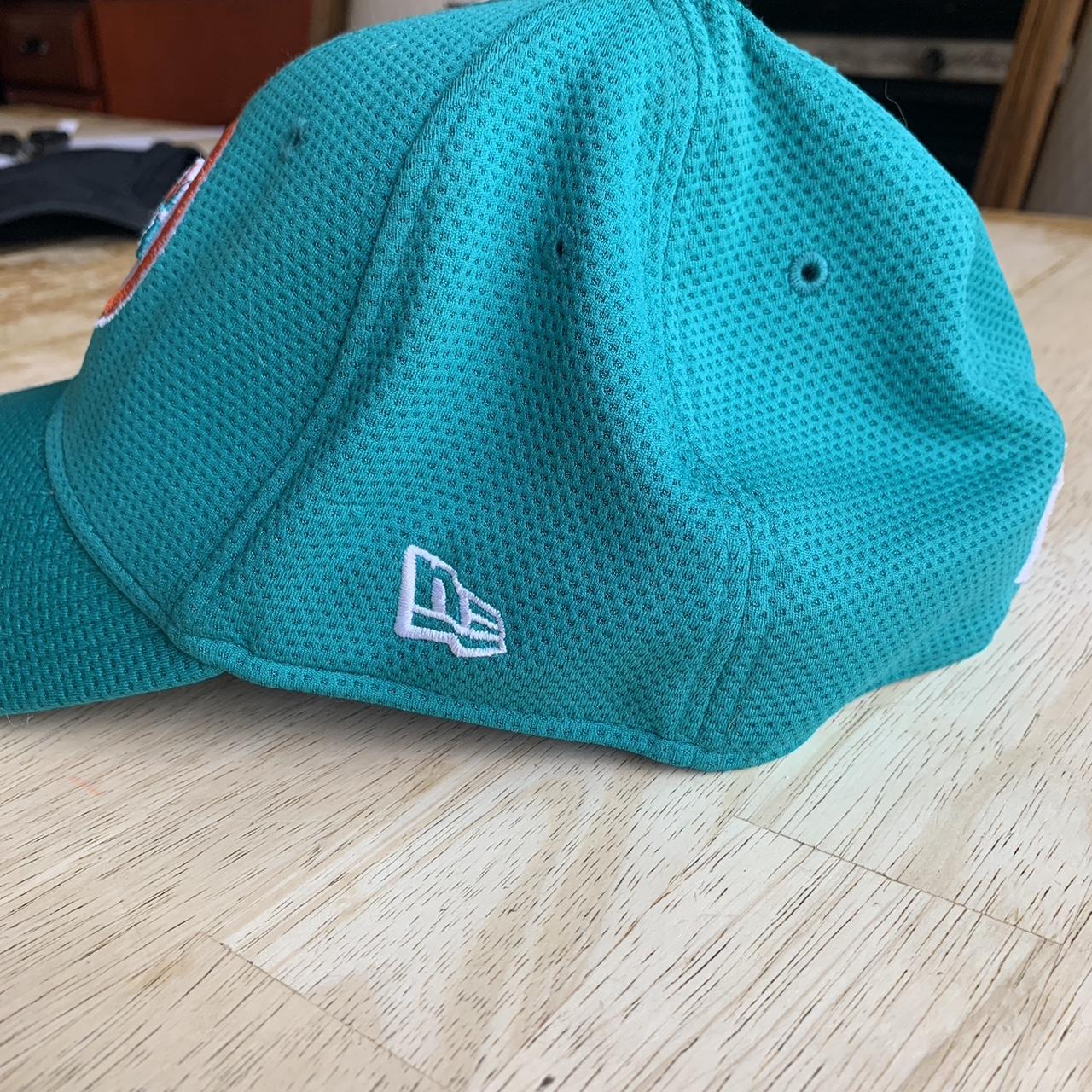 NFL Dolphins Mens Fitted Hat 7 1/8” Measurements In - Depop