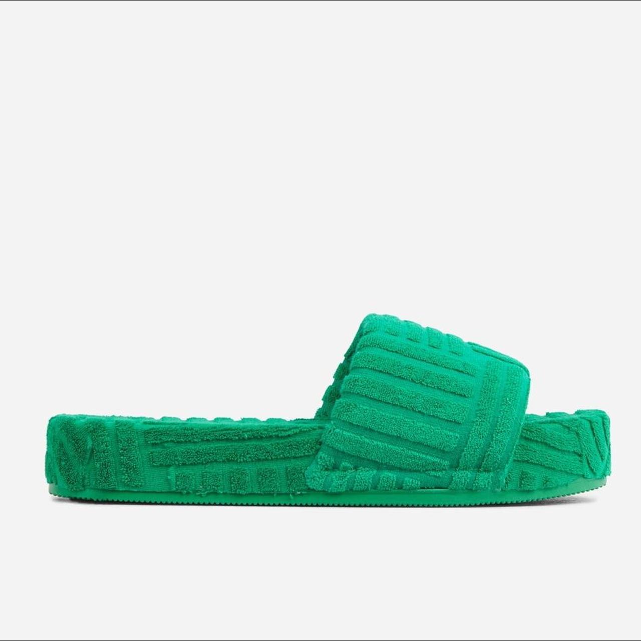 Women's Green Slides Depop