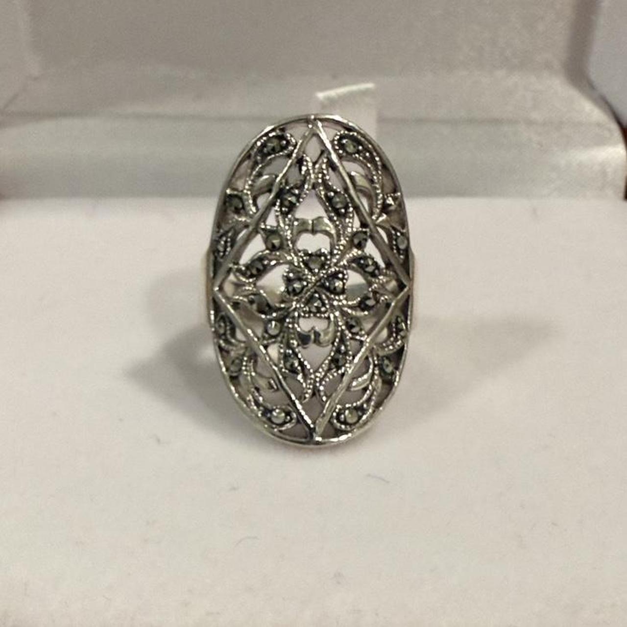 Women's Ring - Silver – Peruvian Silver Adjustabl… - image 5