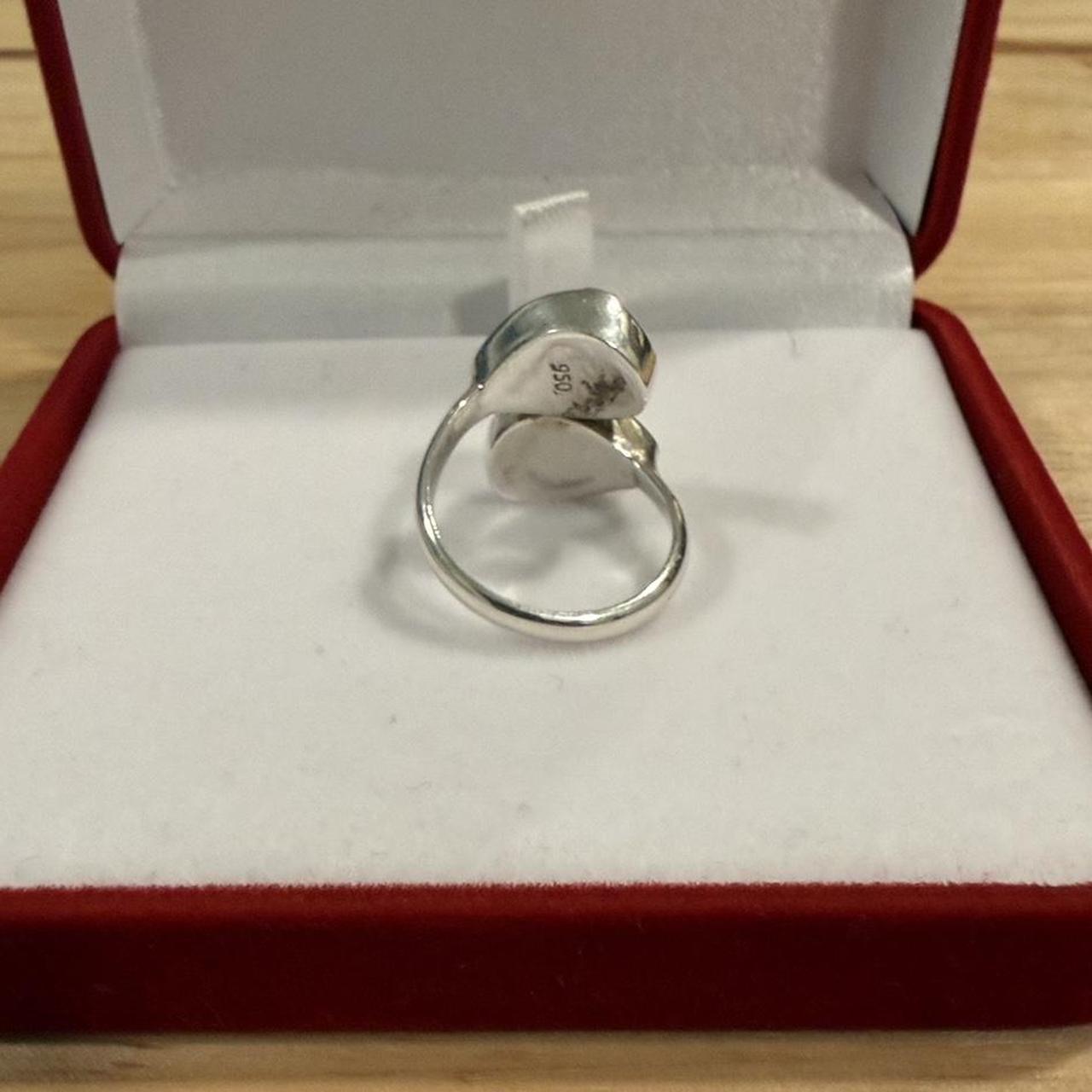 Women's Ring - Silver – Peruvian Silver Double Di… - image 2