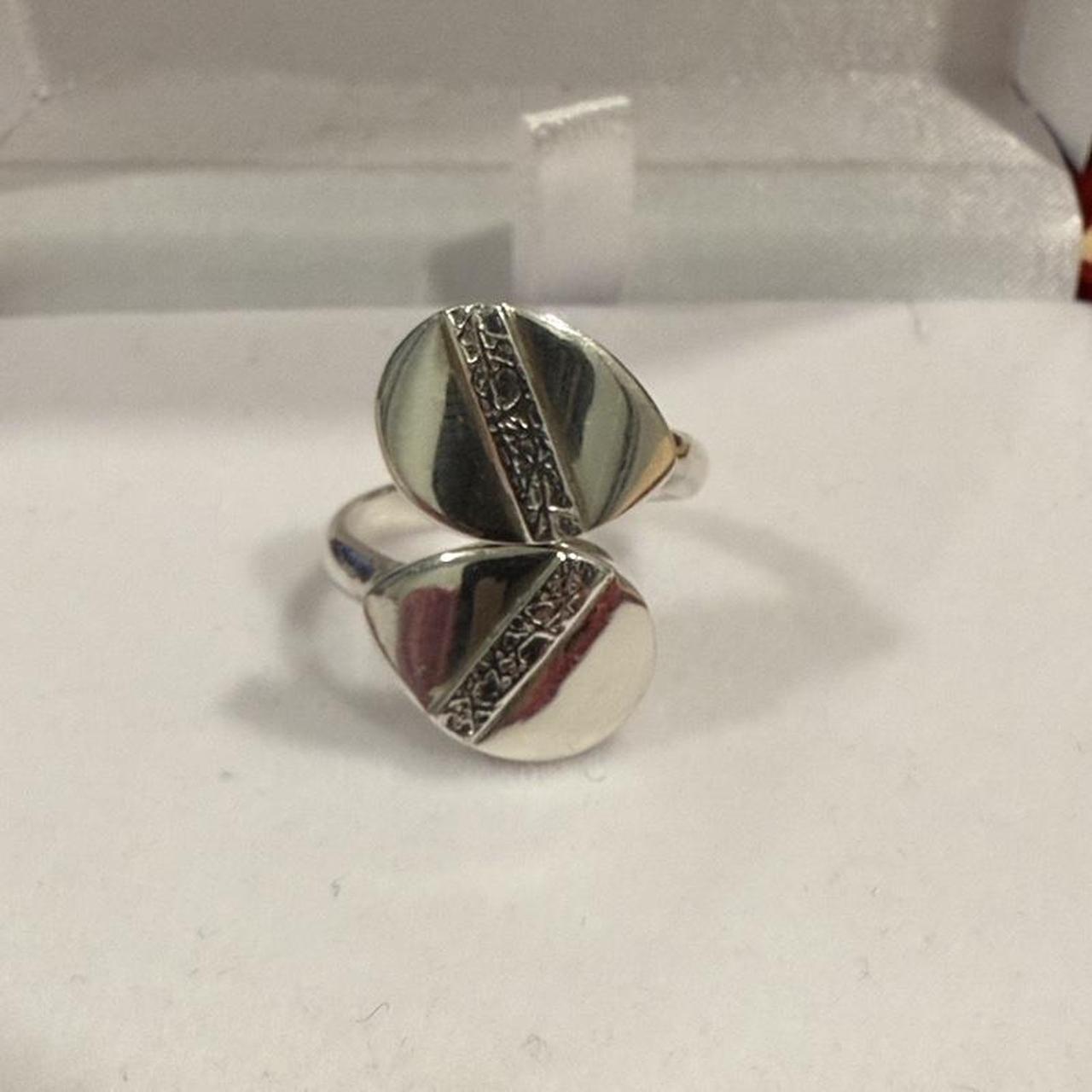 Women's Ring - Silver – Peruvian Silver Double Di… - image 5