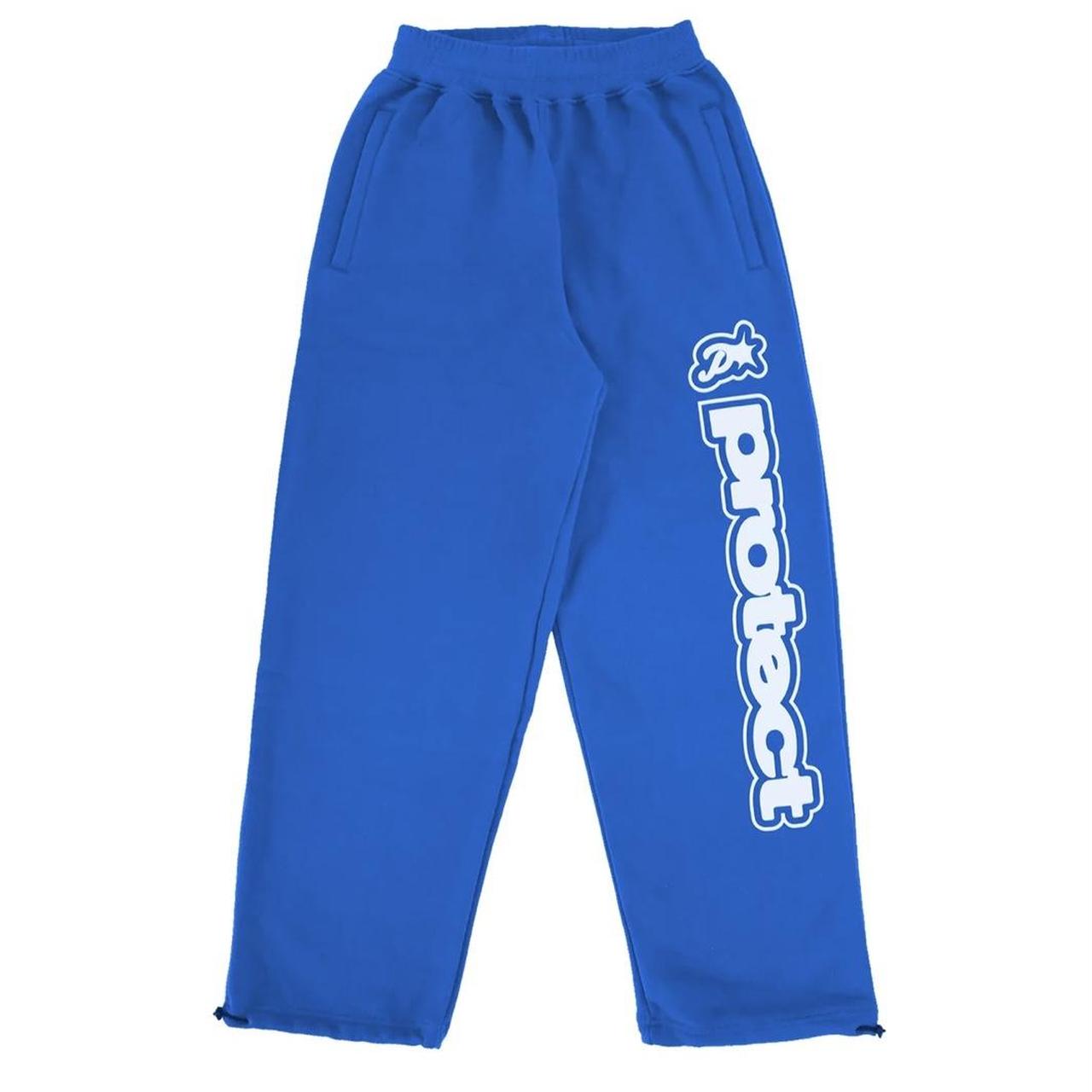 BLUE PROTECT LDN RUNNA JOGGERS Size M (measurements... - Depop