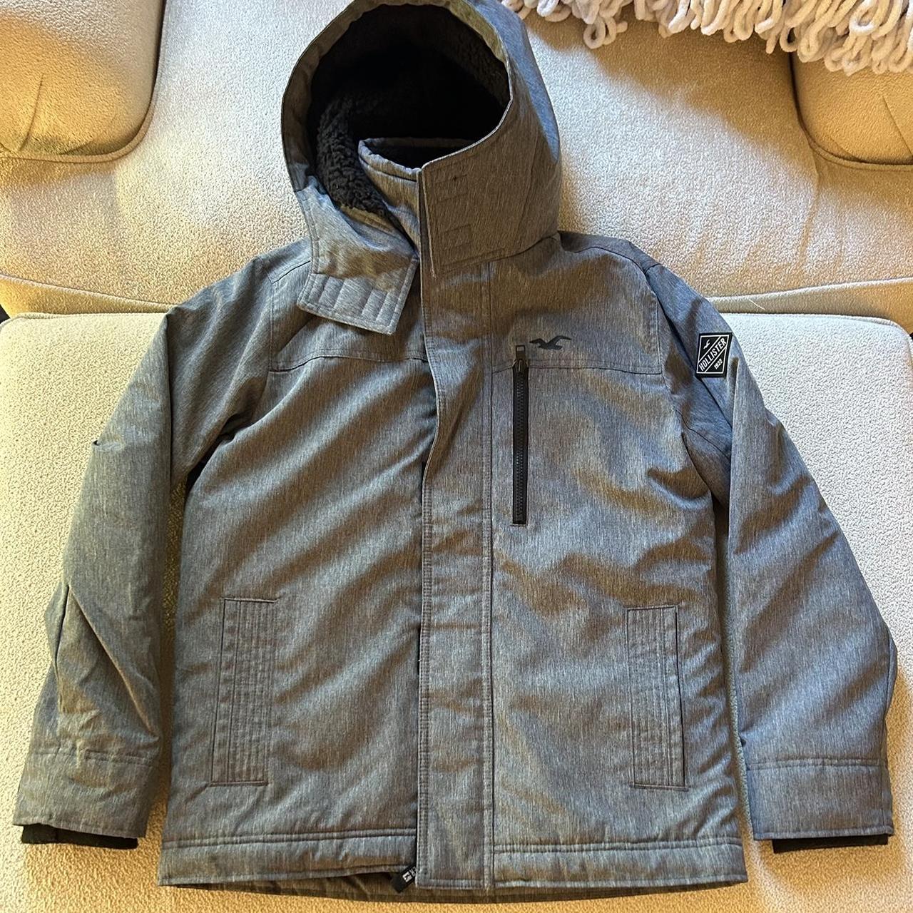 Hollister fleece clearance jacket men's