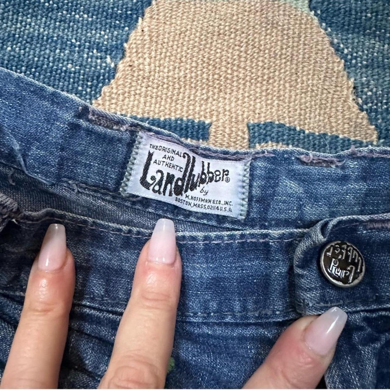 Landlubber Women's Flare Embroidered Jeans - Blue… - image 5