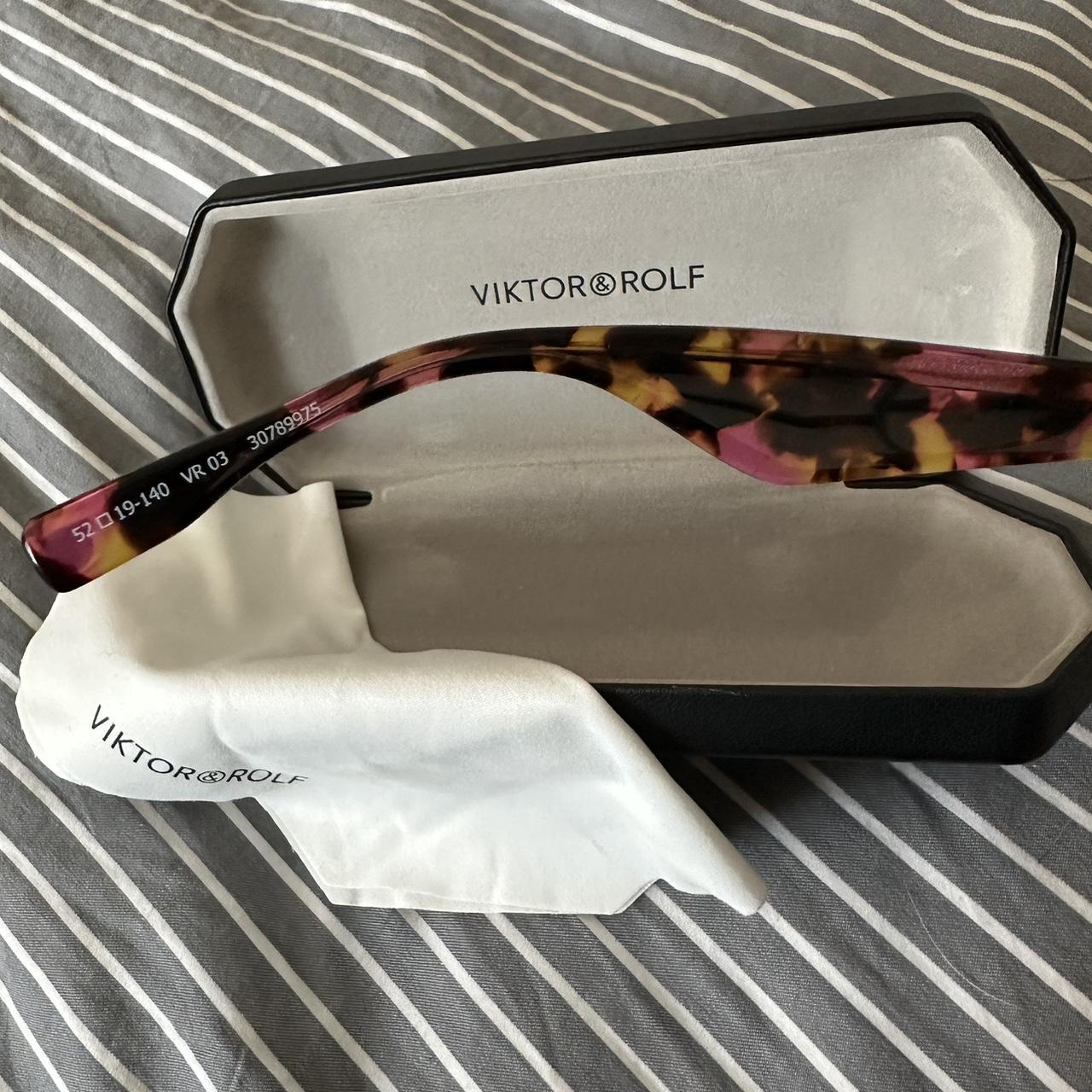 Viktor & Rolf vision glasses Colour silver and... - Depop