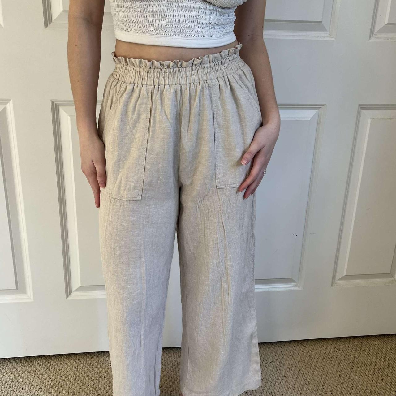 Glassons Linen Pants These Glassons linen blend... Depop