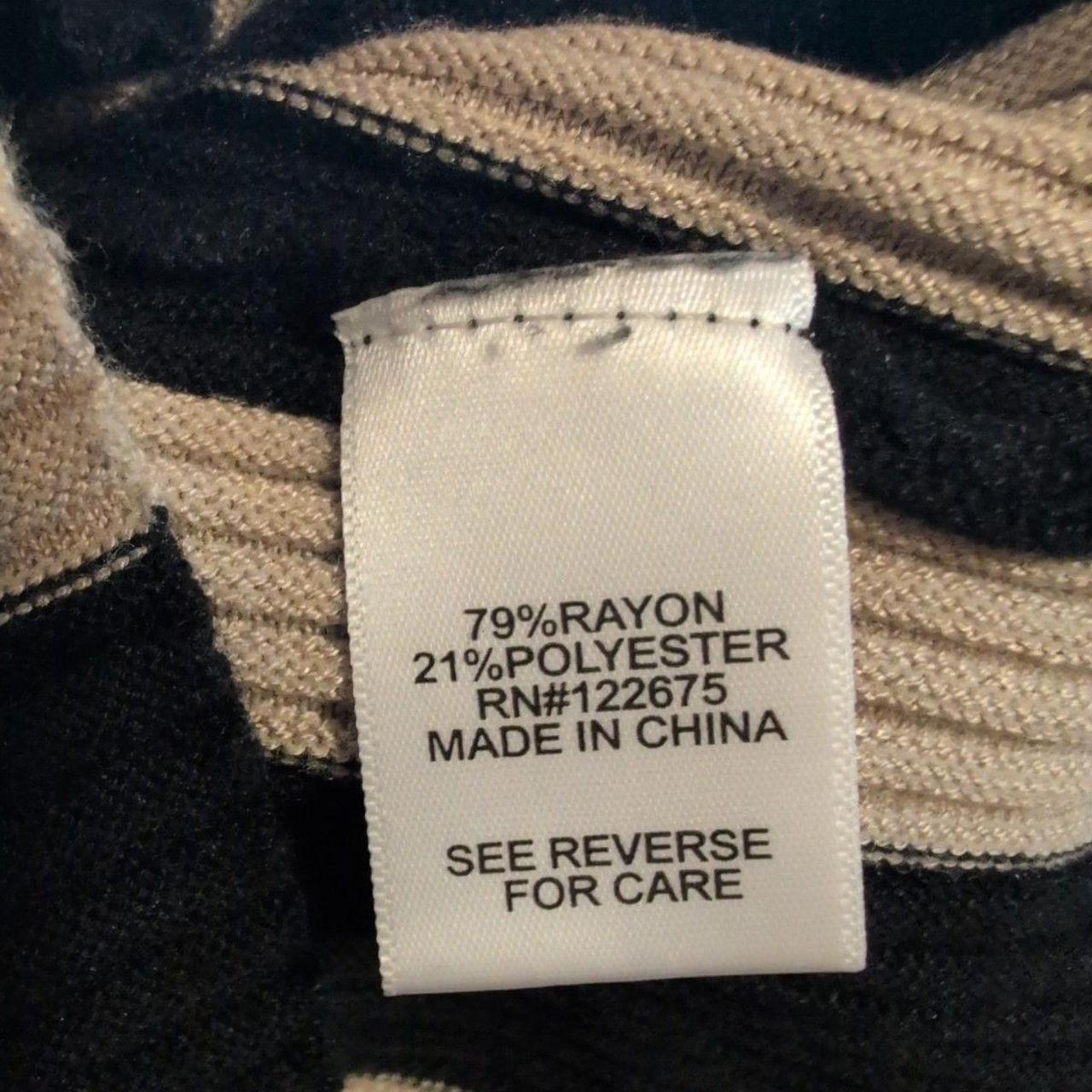 Source Unknown Women's Crop top - Black/Cream - S… - image 7