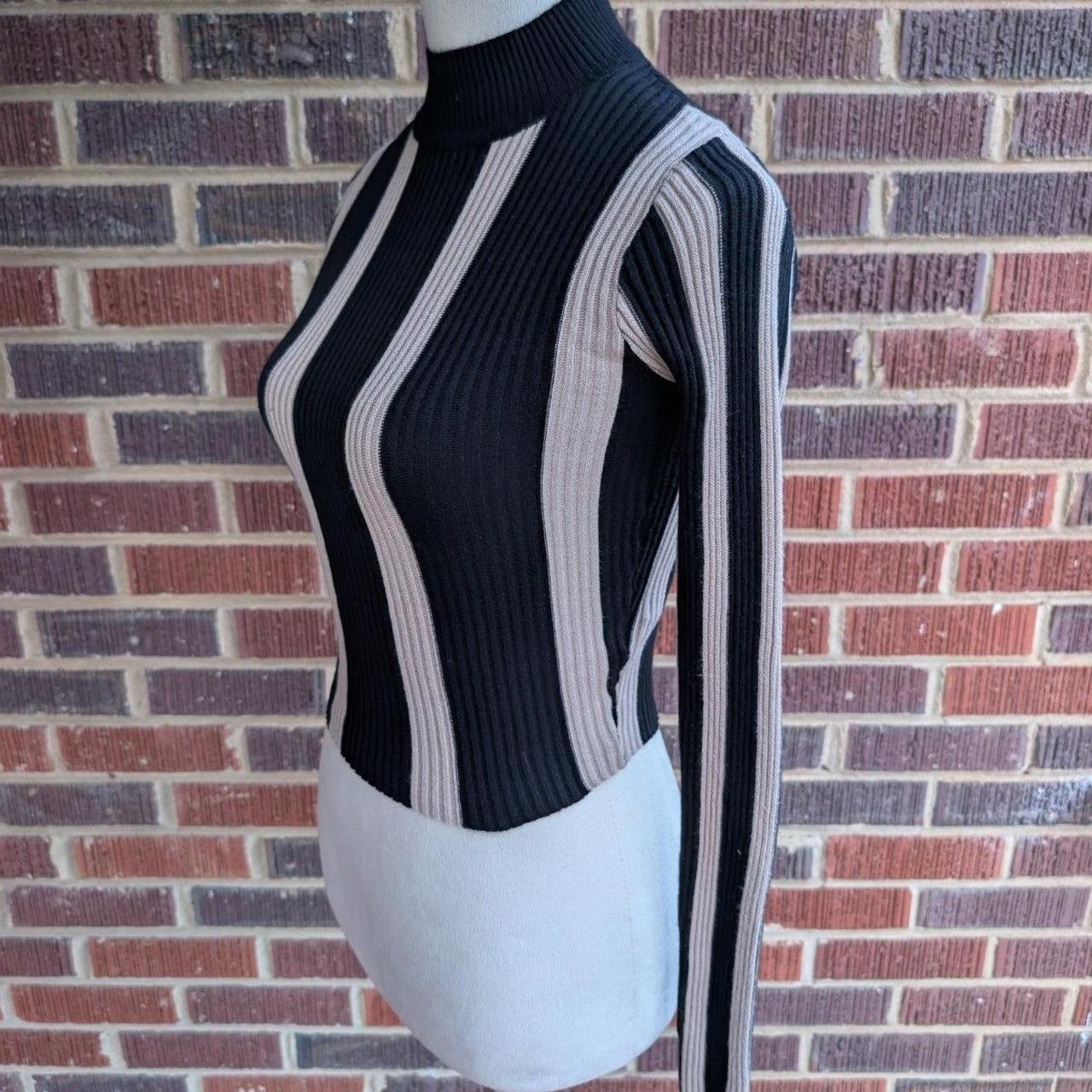 Source Unknown Women's Crop top - Black/Cream - S… - image 5