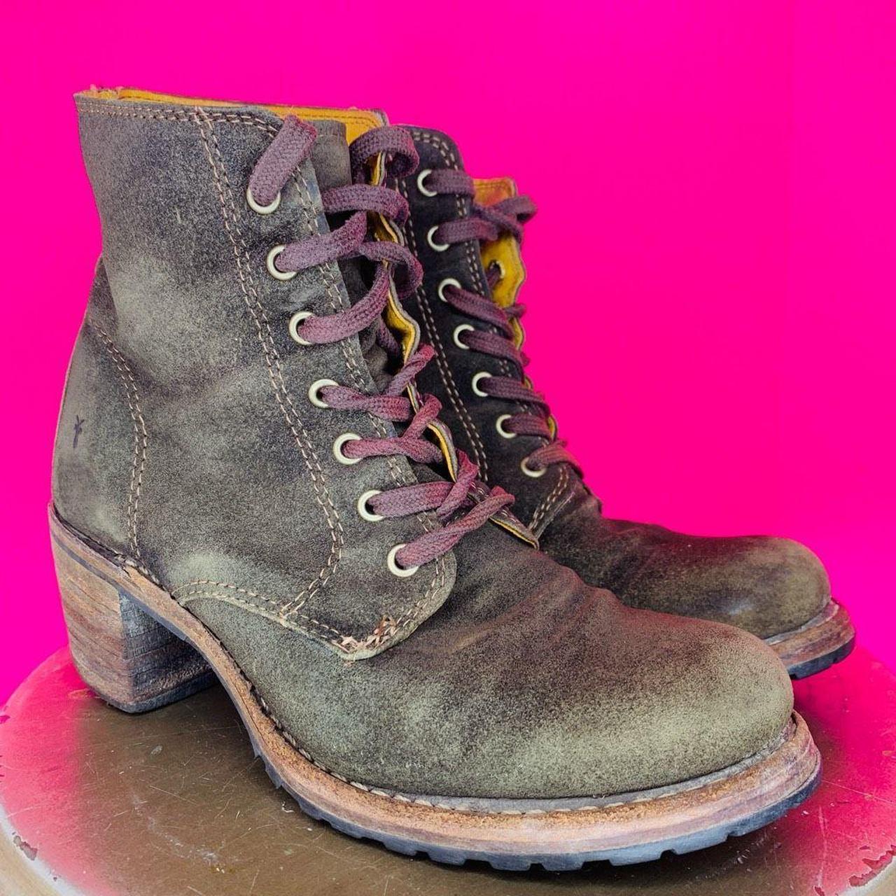 Frye green hot sale boots