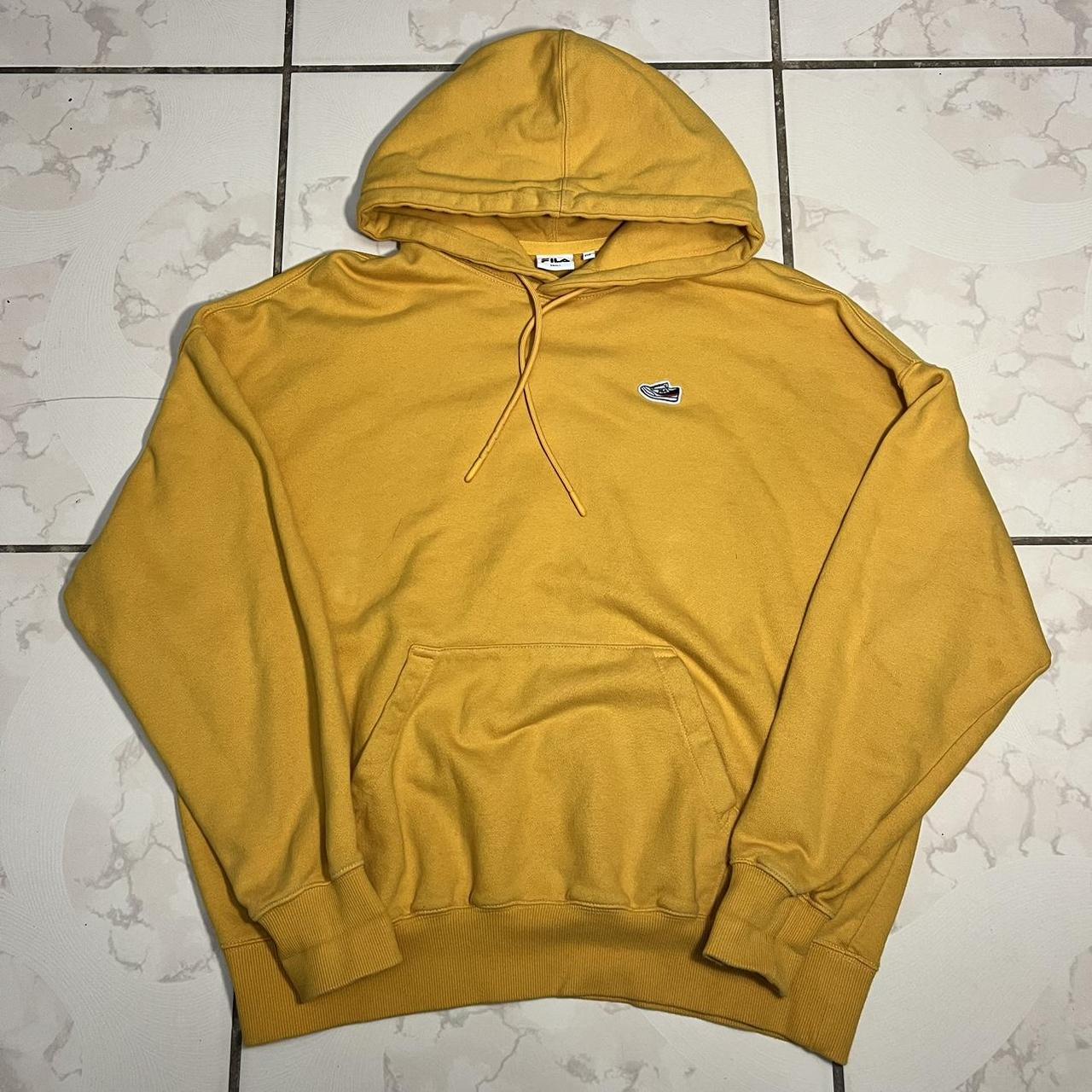 Fila hotsell yellow hoodie