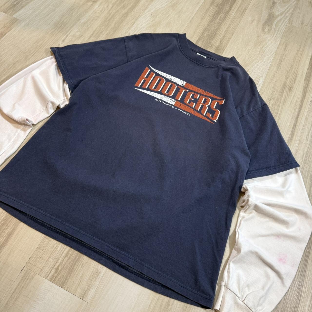 Men's T-shirt - Navy/Blue - L – Vintage Large Nav… - image 2