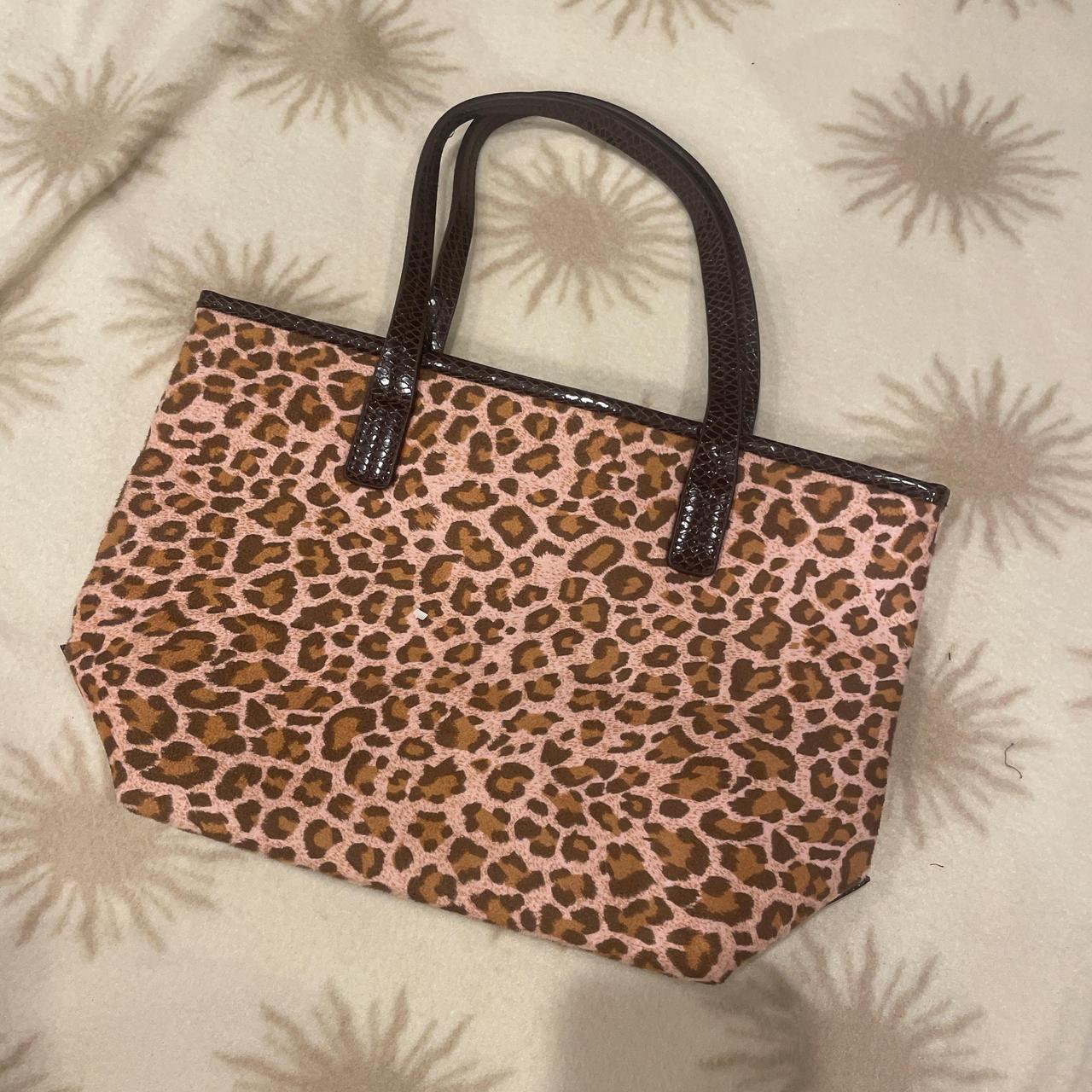 Bag leopard-print-tote - Depop