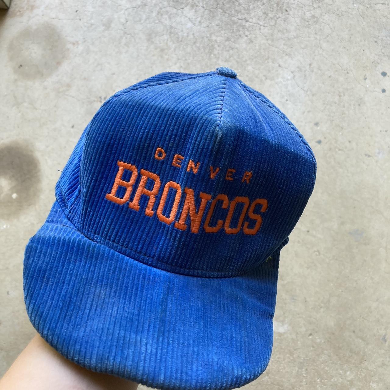 NFL Men's Blue and Orange Hat | Depop