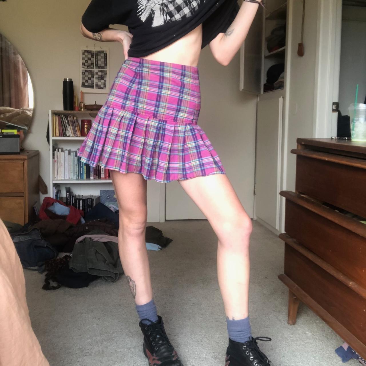 True 90s French Connection Plaid School Girl. Depop