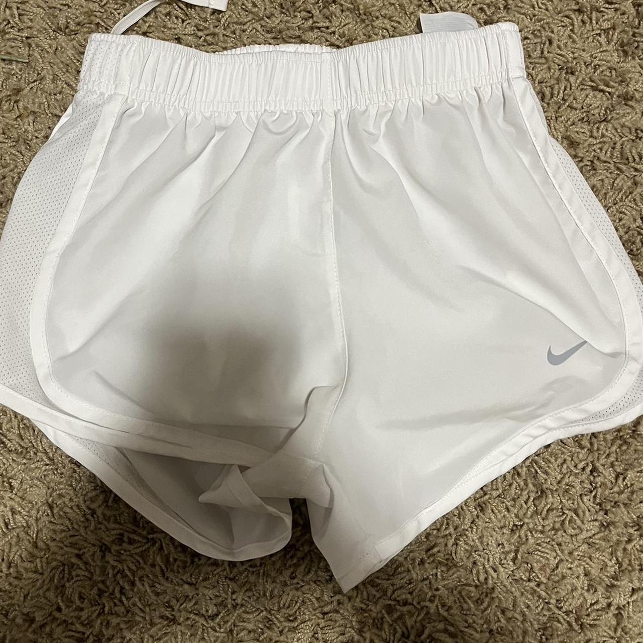 womens white nike running shorts