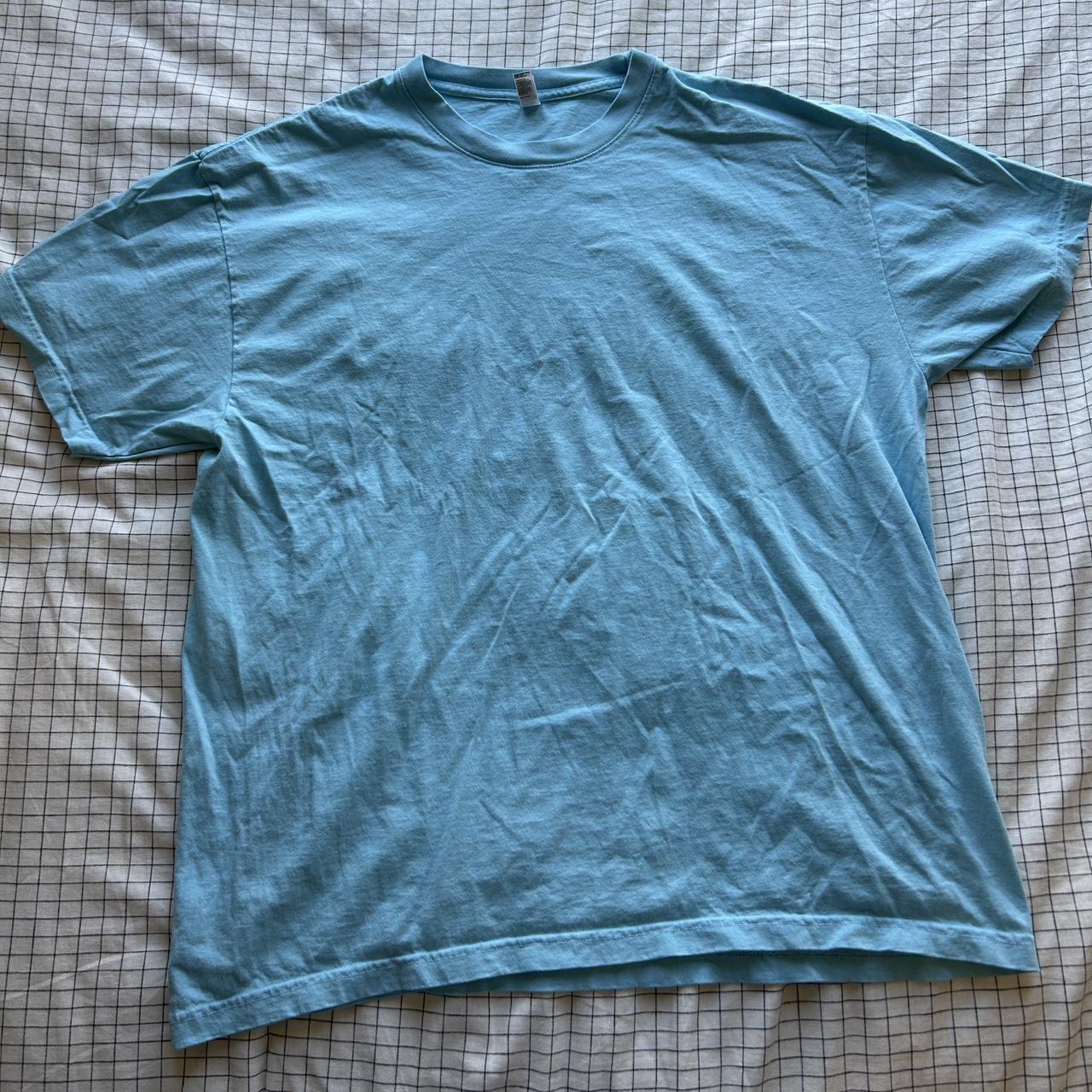LA Apparel light blue XL shirt Never worn, brand new - Depop