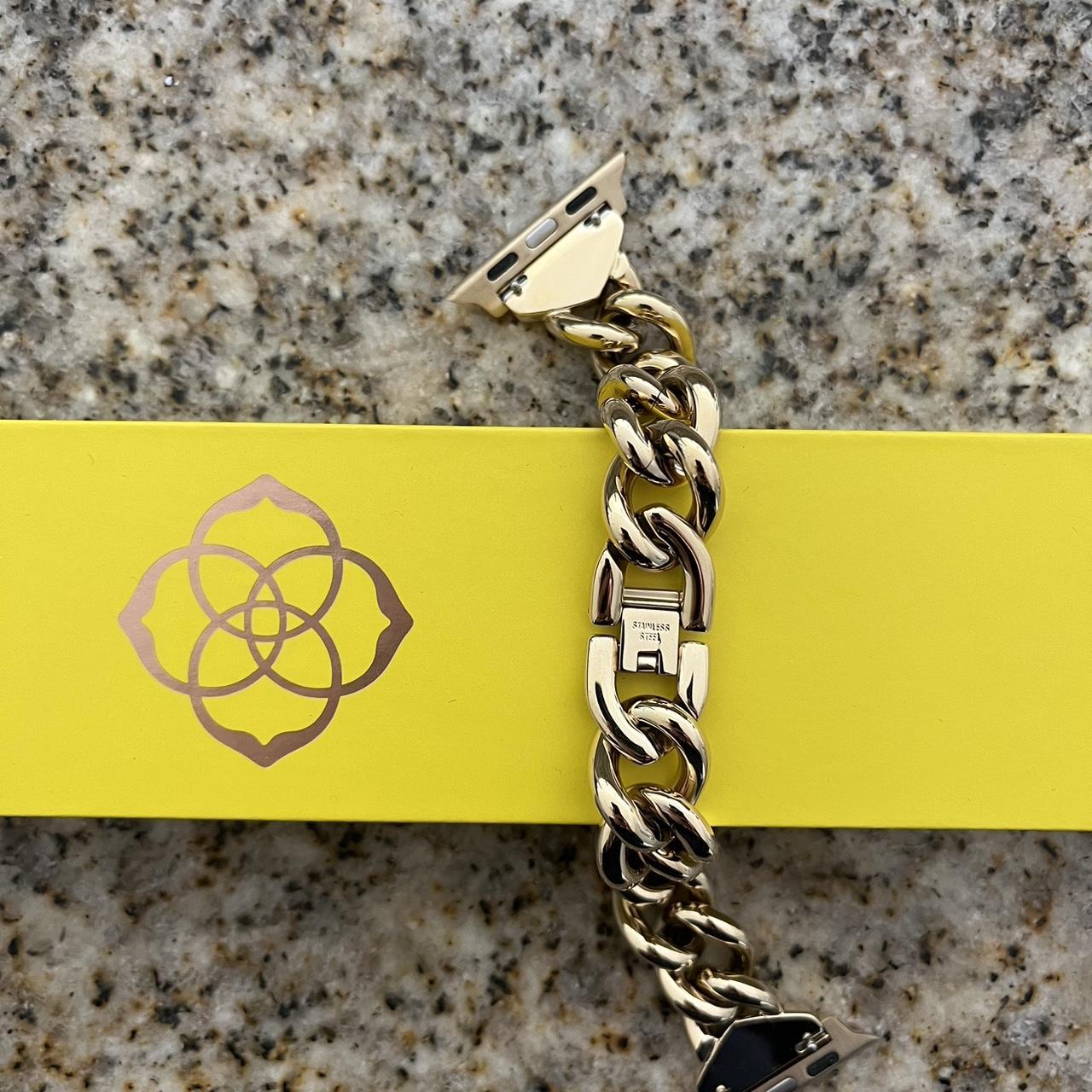 Kendra Scott Apple Watch Band Gold Plated Size Large Depop