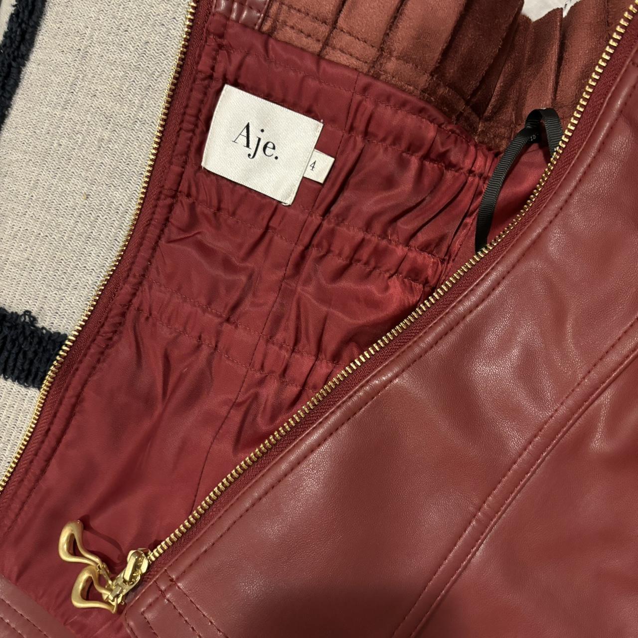 Aje Bustier Vegan Leather Size 4 but runs big | Depop