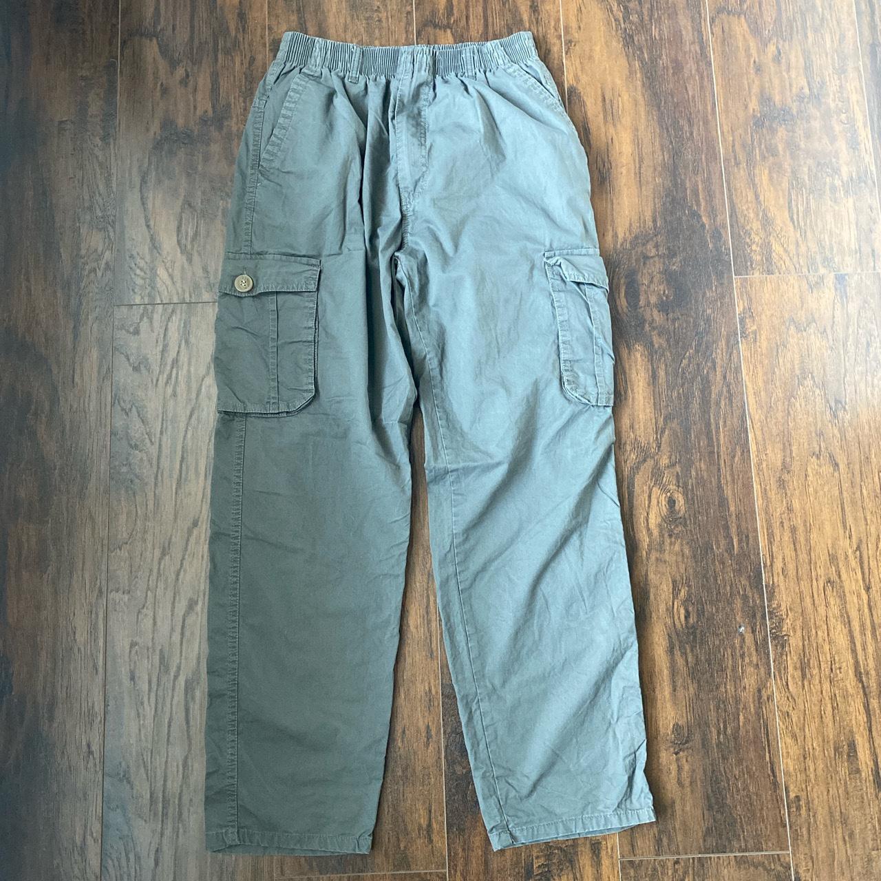 depop payments only! grey baggy cargos fit like a... - Depop