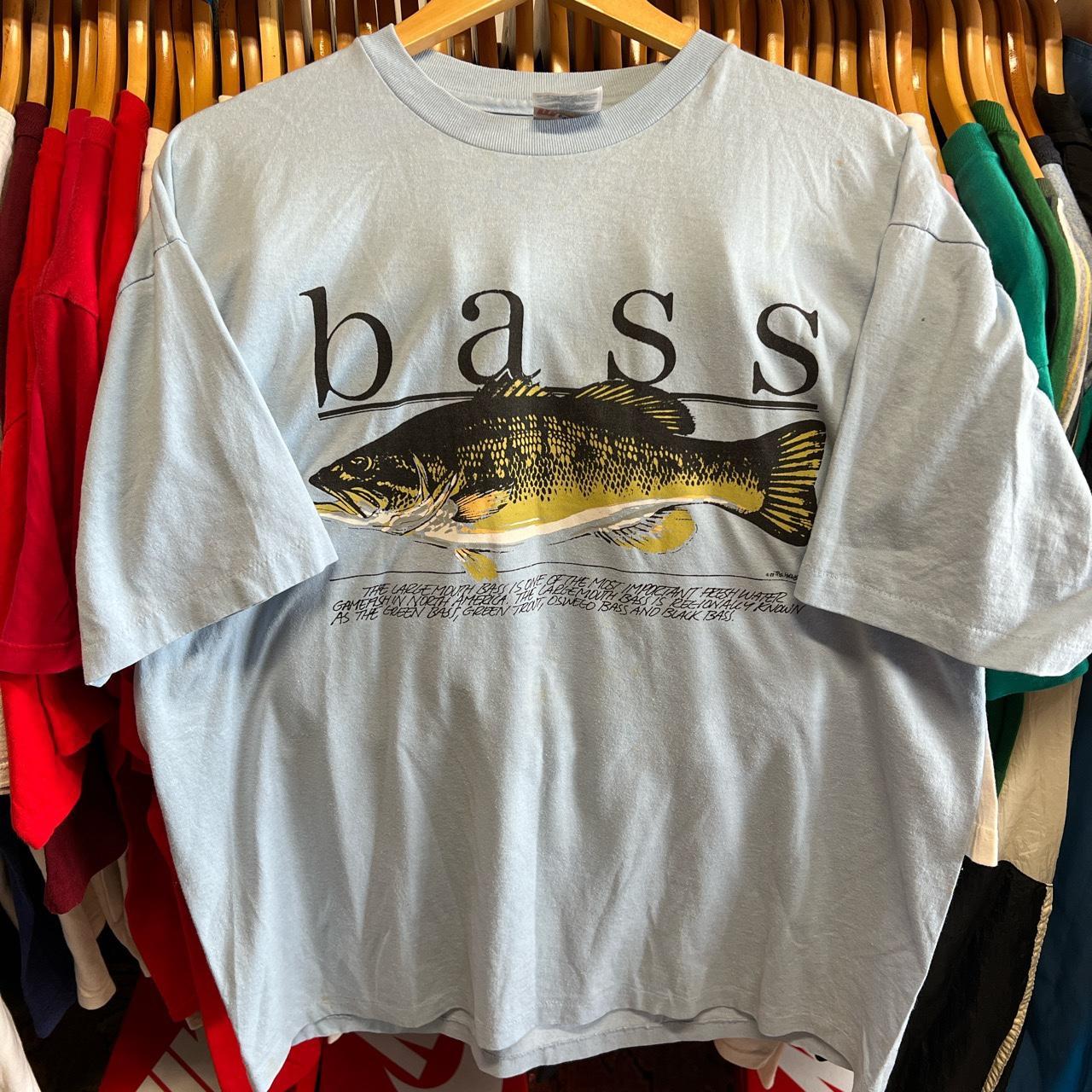 90s Bass fishing T. XL. #fishing - Depop