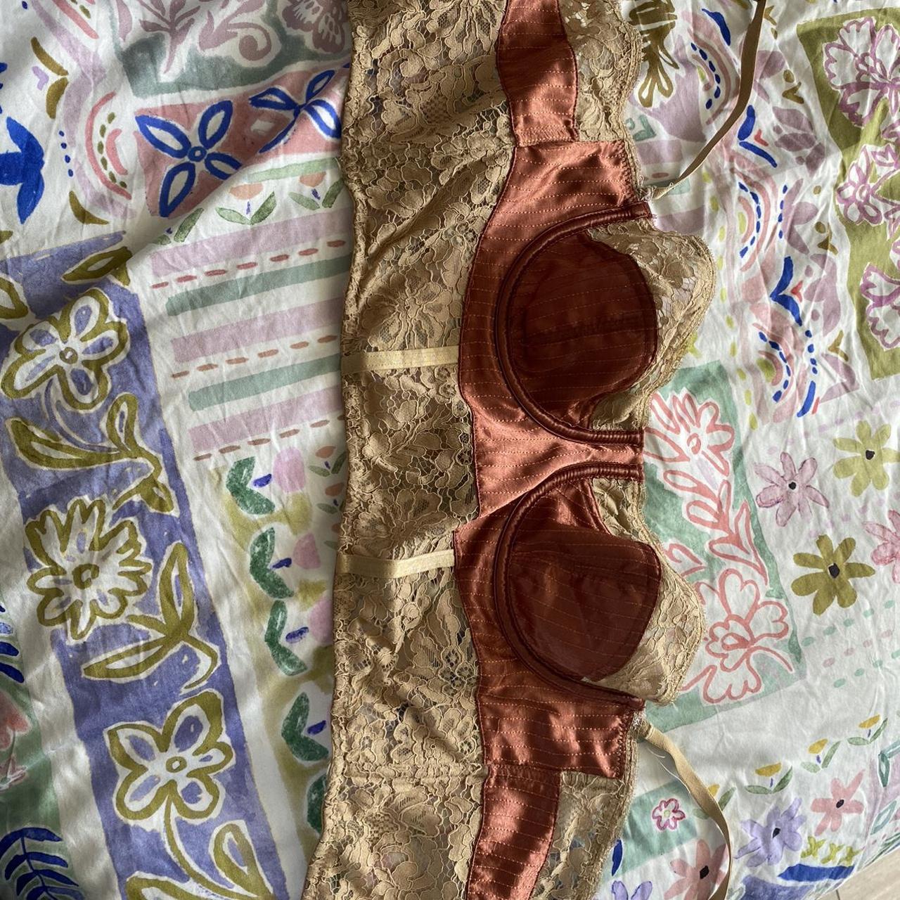 UO brown corset top Depop