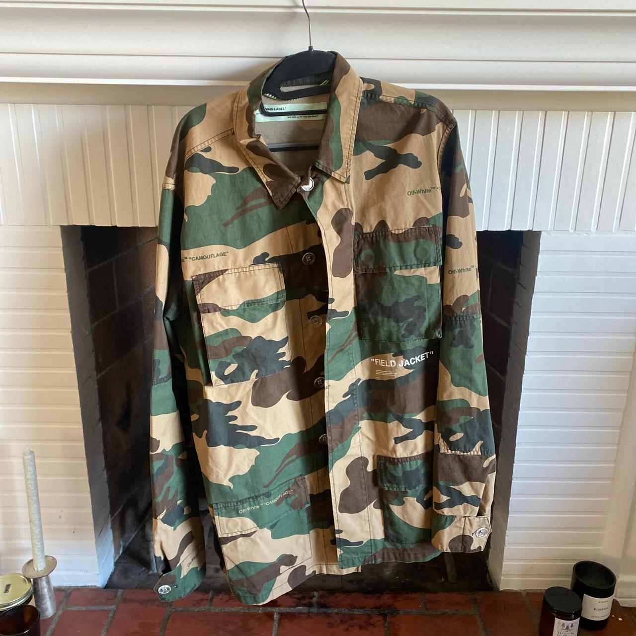 Off White Camo Field Jacket 2013 Virgil Abloh Depop