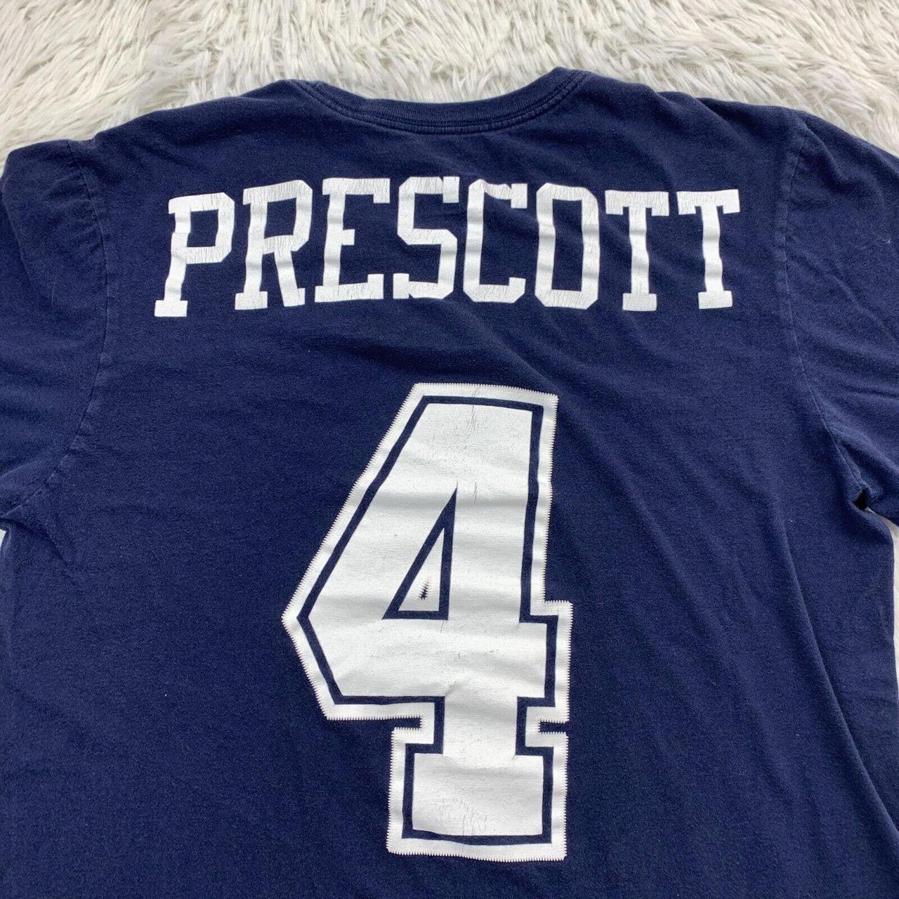 Dallas Cowboys Dak Prescott Jersey Black Blue and - Depop