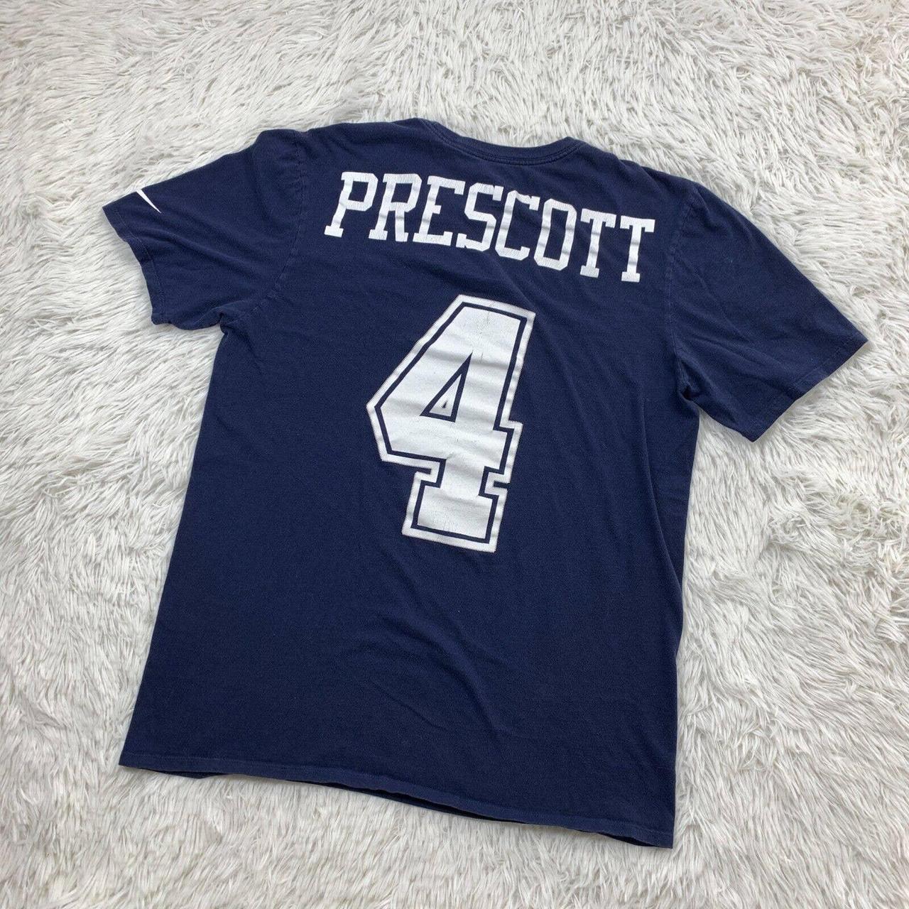 Dallas Cowboys Dak Prescott Jersey Black Blue and - Depop