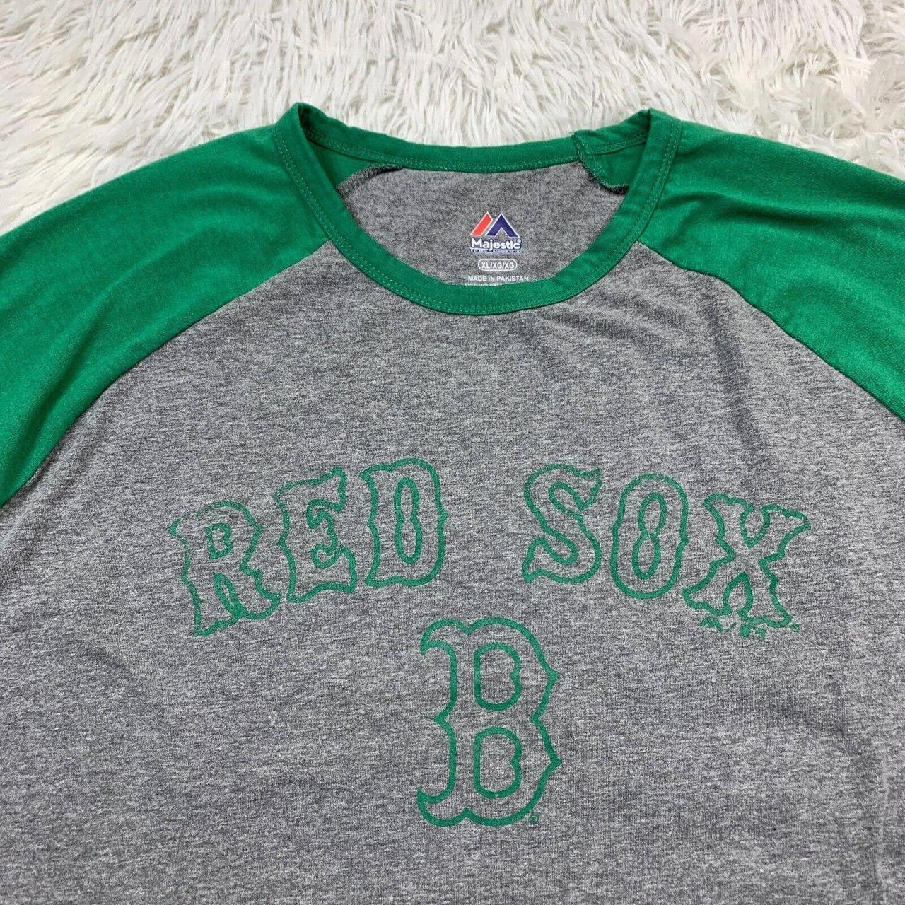 Boston Redsox Green T Shirt Used but in good - Depop