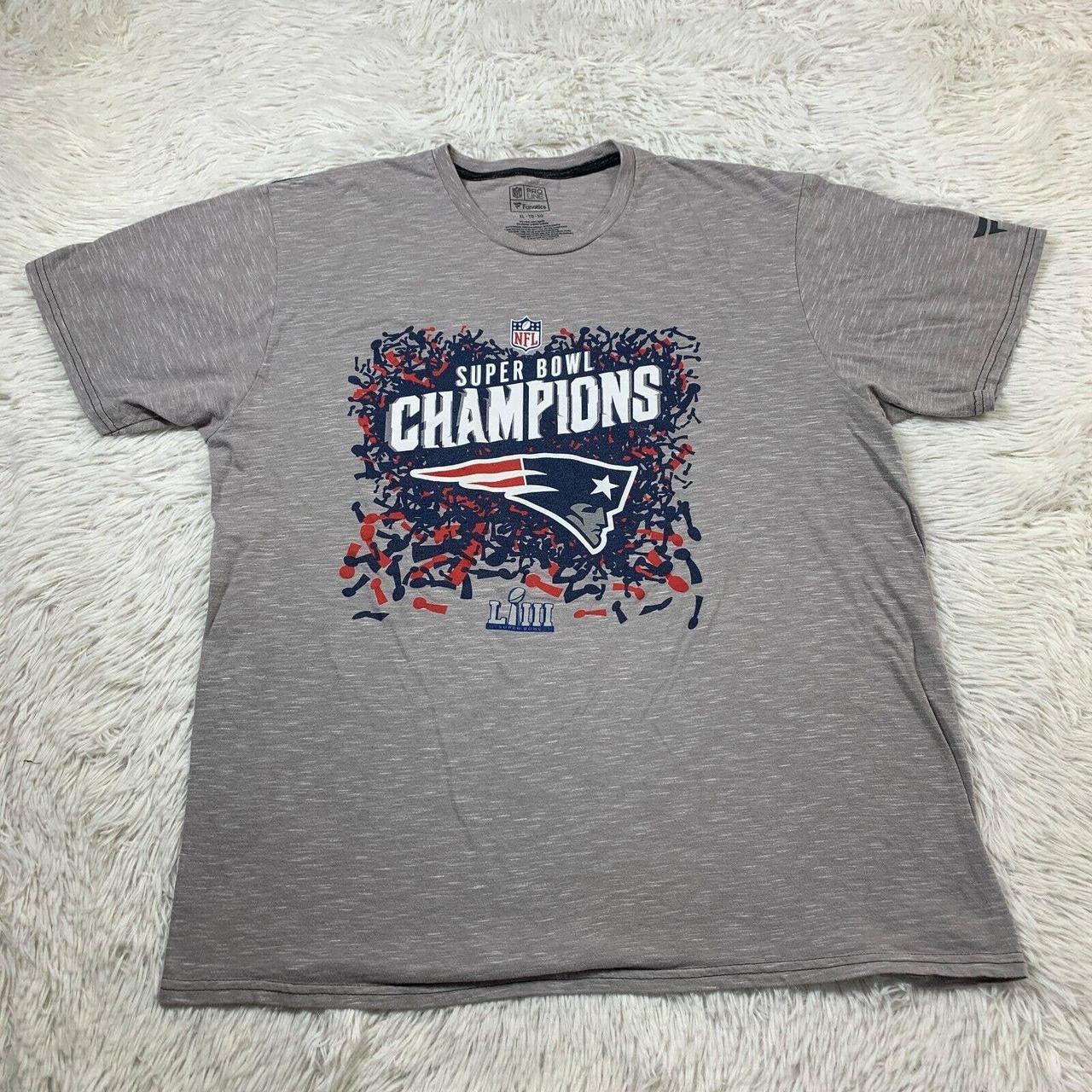 Fanatics, Shirts, Tom Brady Super Bowl Liii New England Patriots Jersey  Tee