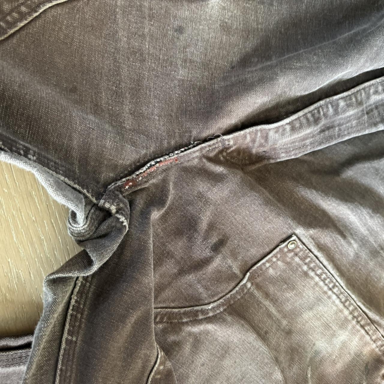 Carhartt Men's Faded Pants - Brown/Black - 38" – … - image 4