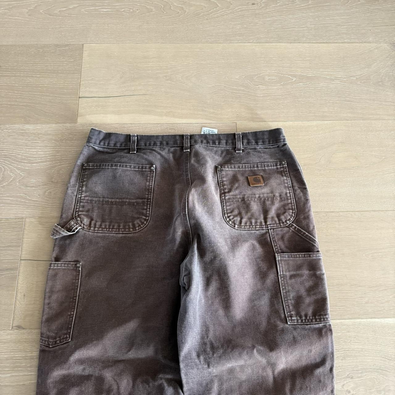 Carhartt Men's Faded Pants - Brown/Black - 38" – … - image 7