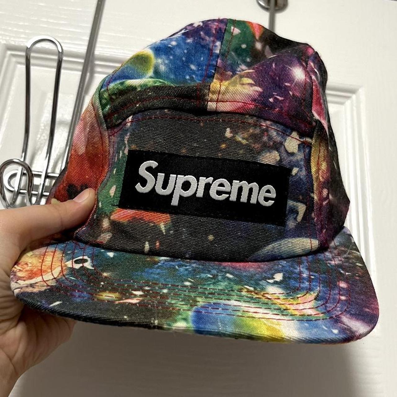 Supreme five panel galaxy cap Worn two. Depop