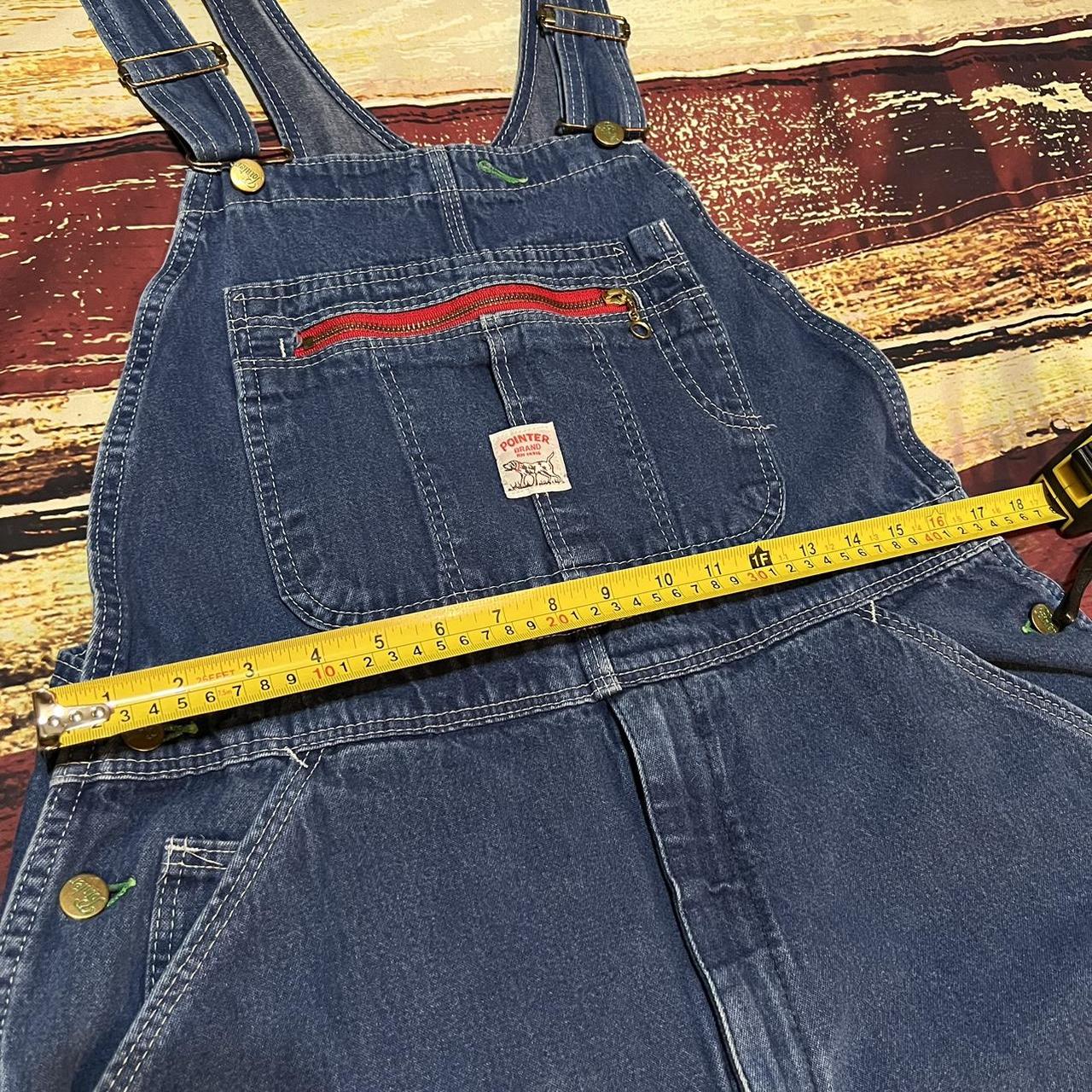 Vintage Pointer Bib Overalls Made in USA Size... Depop