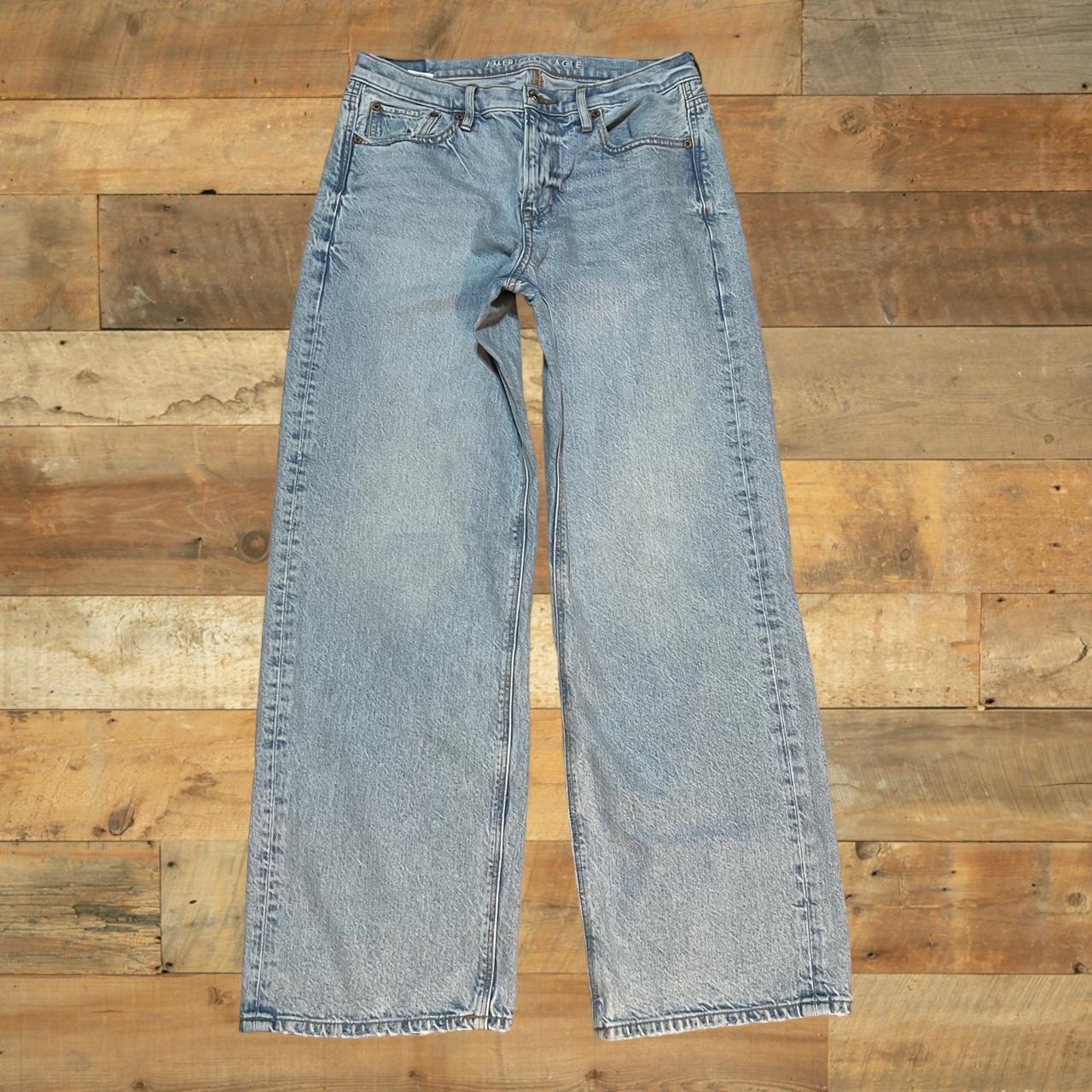 American Eagle Outfitters Women's Blue Jeans | Depop