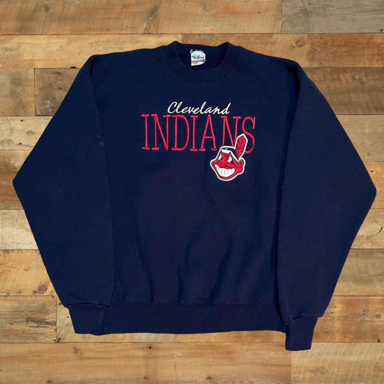 Vintage Cleveland Indians sweatshirt 90s - Depop