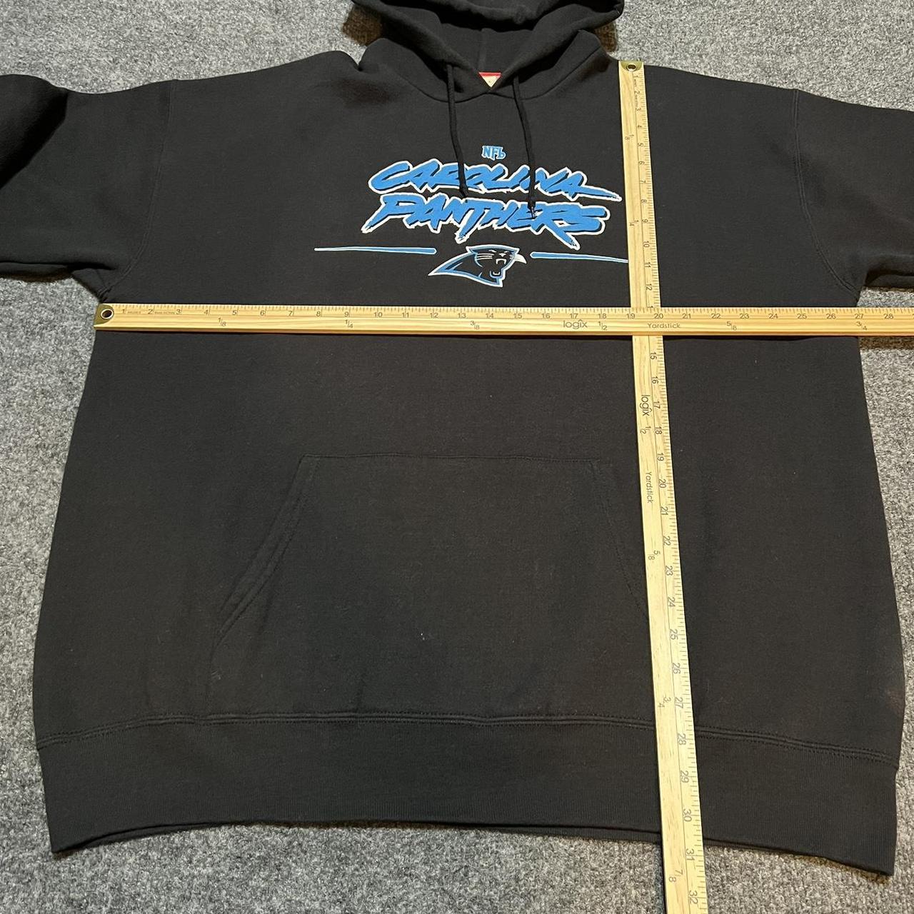 Vintage Y2K NFL Carolina Panthers Sweatshirt Faded - Depop