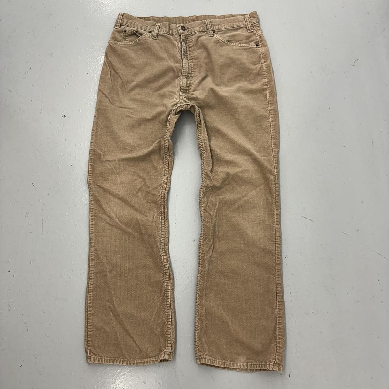 Vintage Levis 517 Corduroy Pants Bootcut USA Talon... - Depop