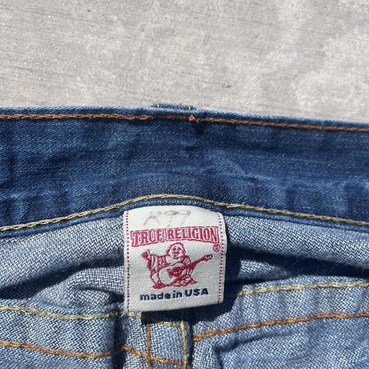 *RARE* True Religion Dragon Embroidered Denim Billy... - Depop