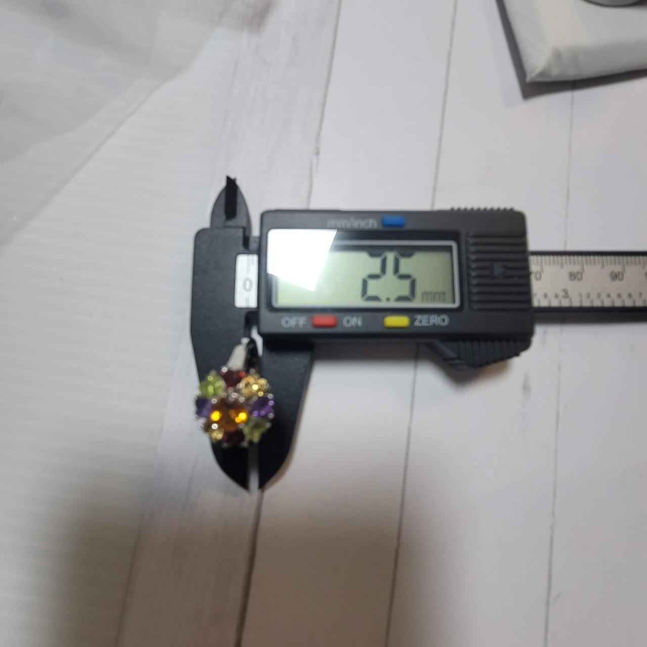 Preloved Women's Ring - Multi/Silver – Multi Gems… - image 5