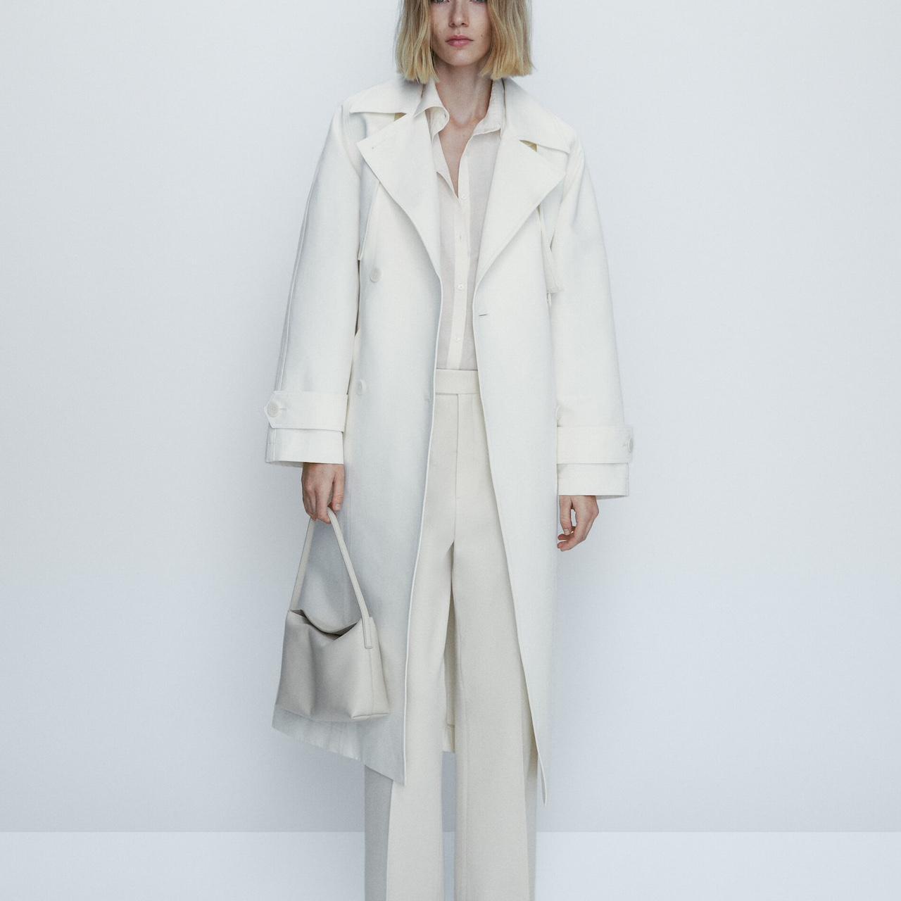 Massimo dutti shop cream coat