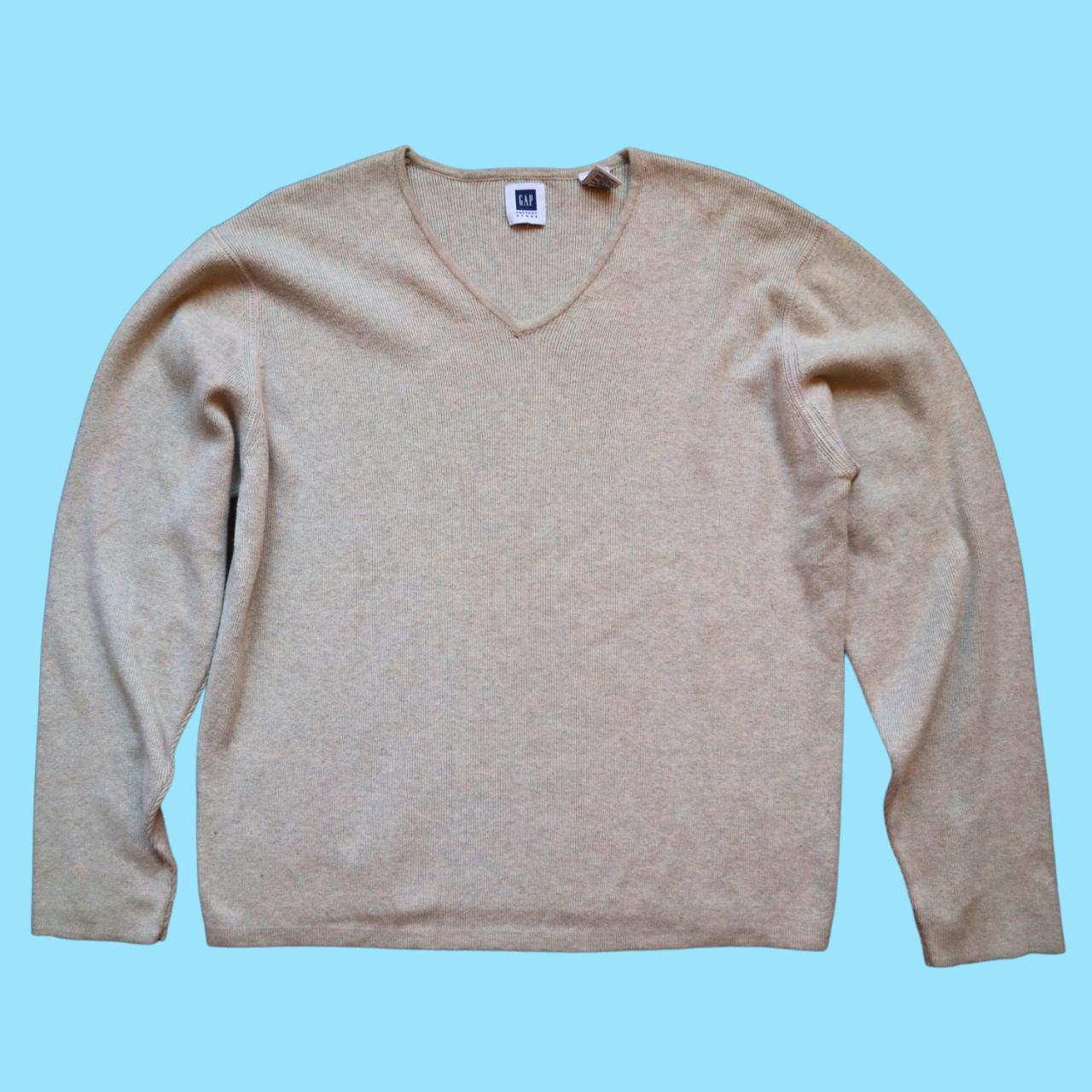 Gap Factory Vintage VNeck Sweater Size Medium... Depop