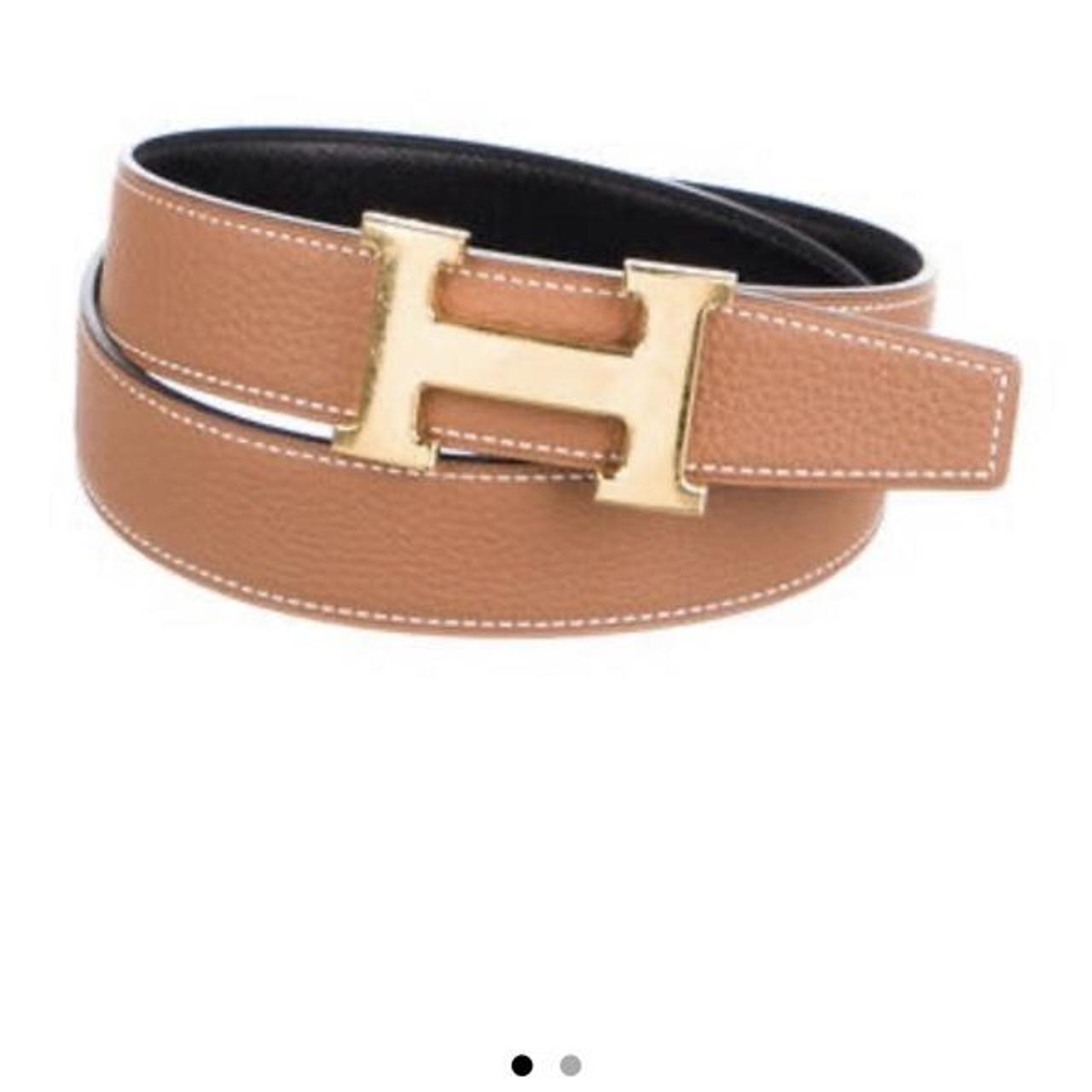 Hermes H 32mm reversible belt - Depop