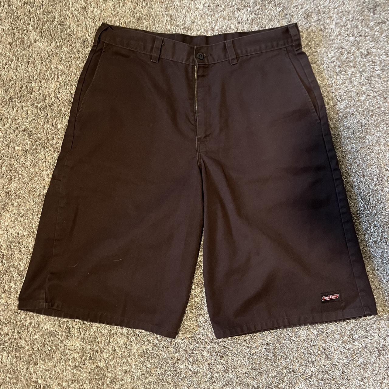 Brown dickies shorts Size - 32-33” waist - Depop