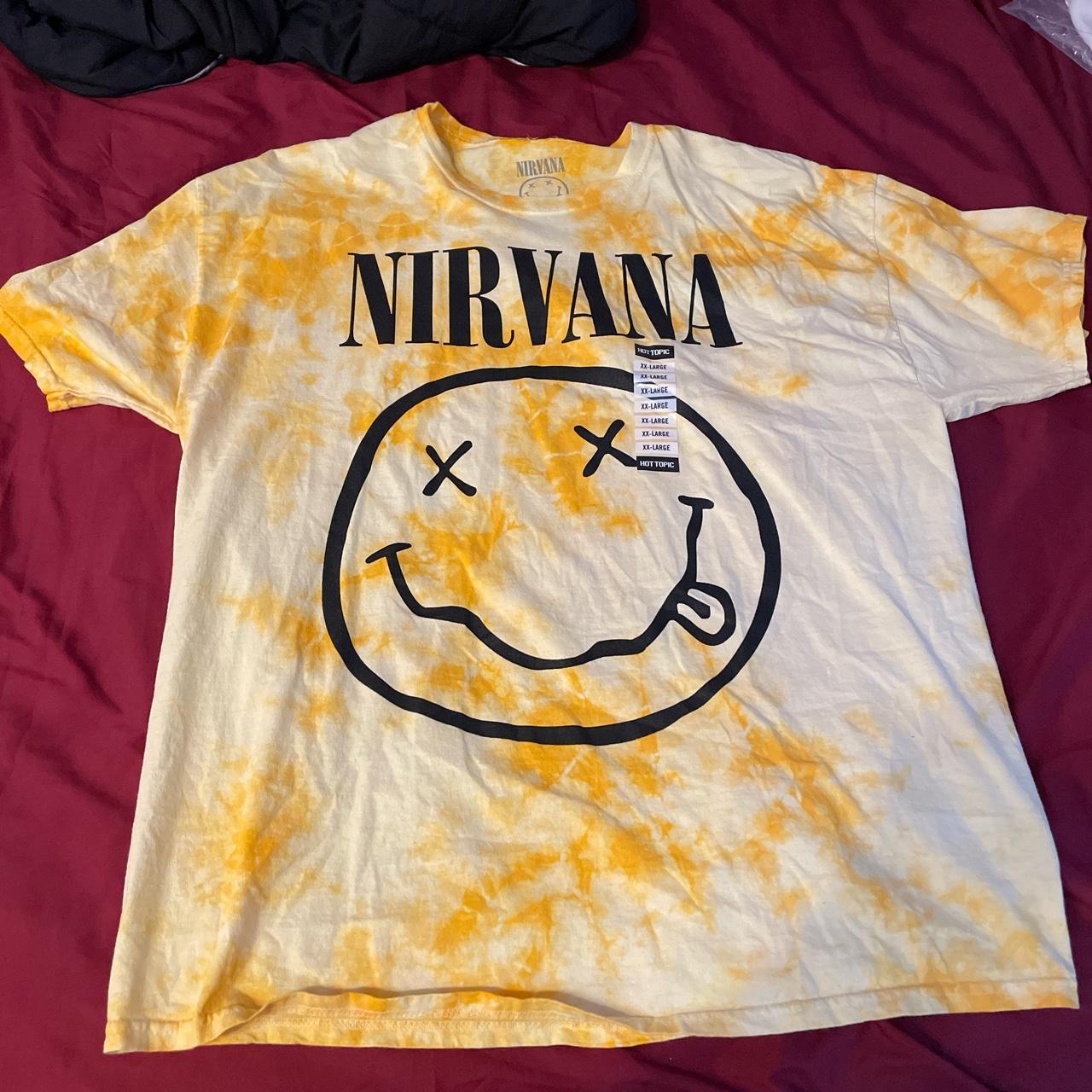 Tie dye nirvana clearance shirt