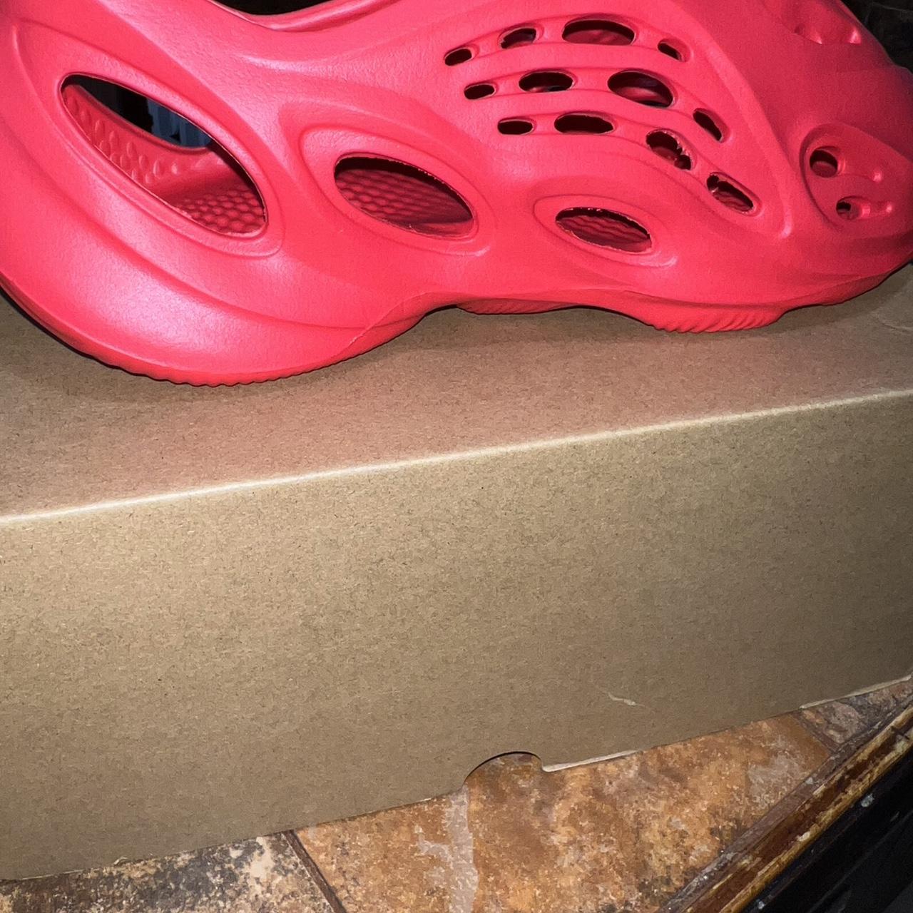 yeezy shoes red