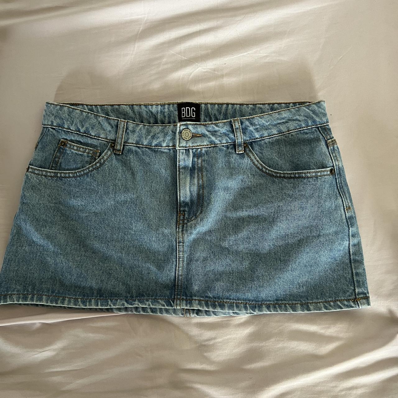 Urban Outfitters Women's Blue Skirt | Depop