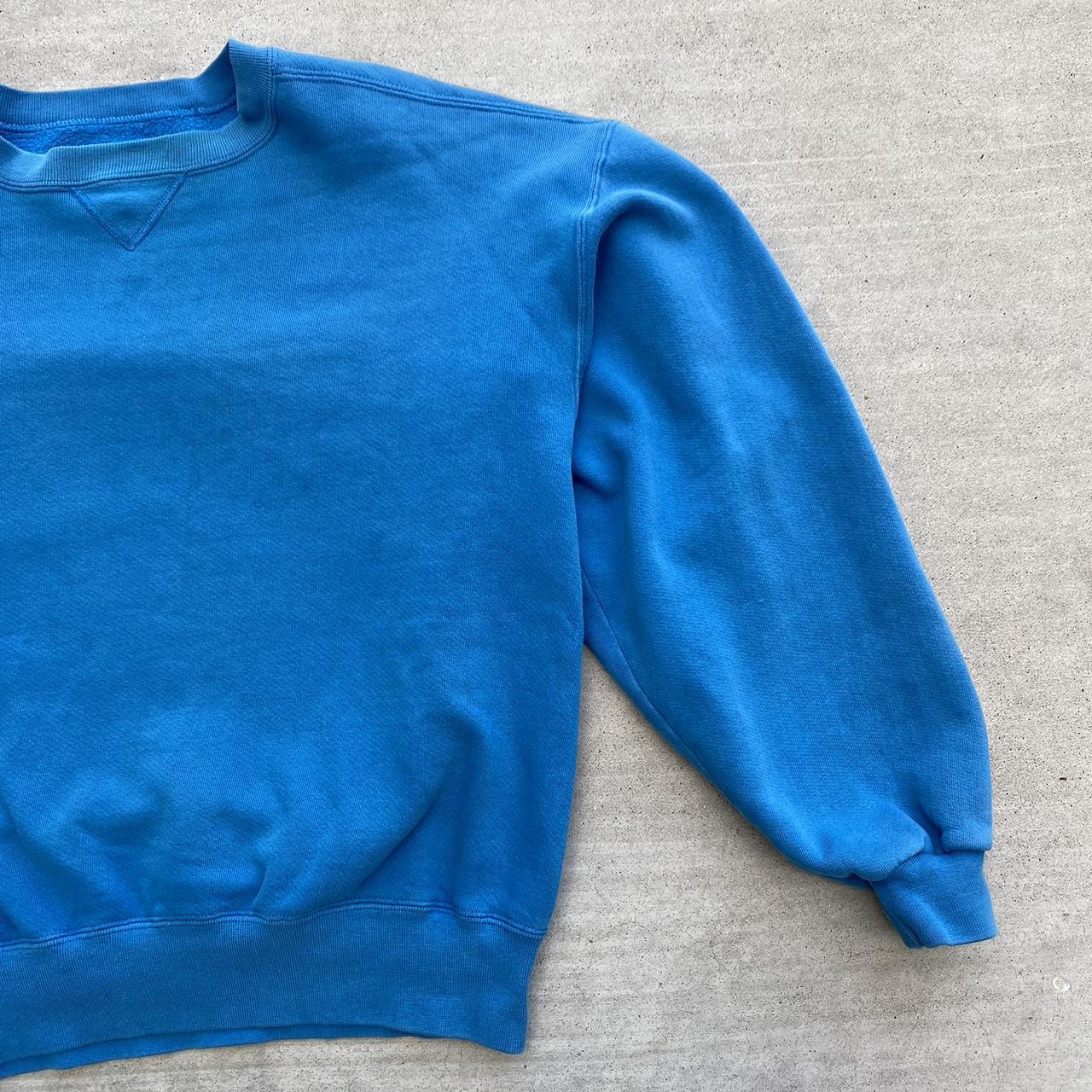 Russell Athletic Men's Blue Sweatshirt | Depop