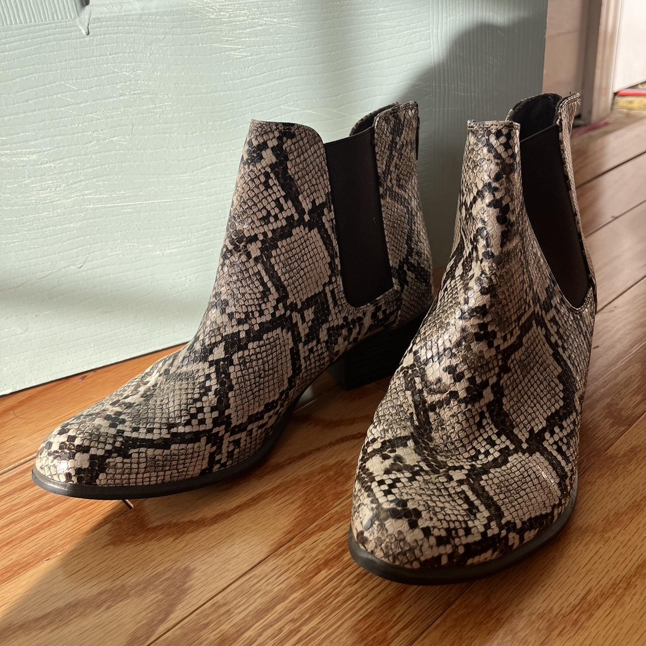 used snakeskin boots