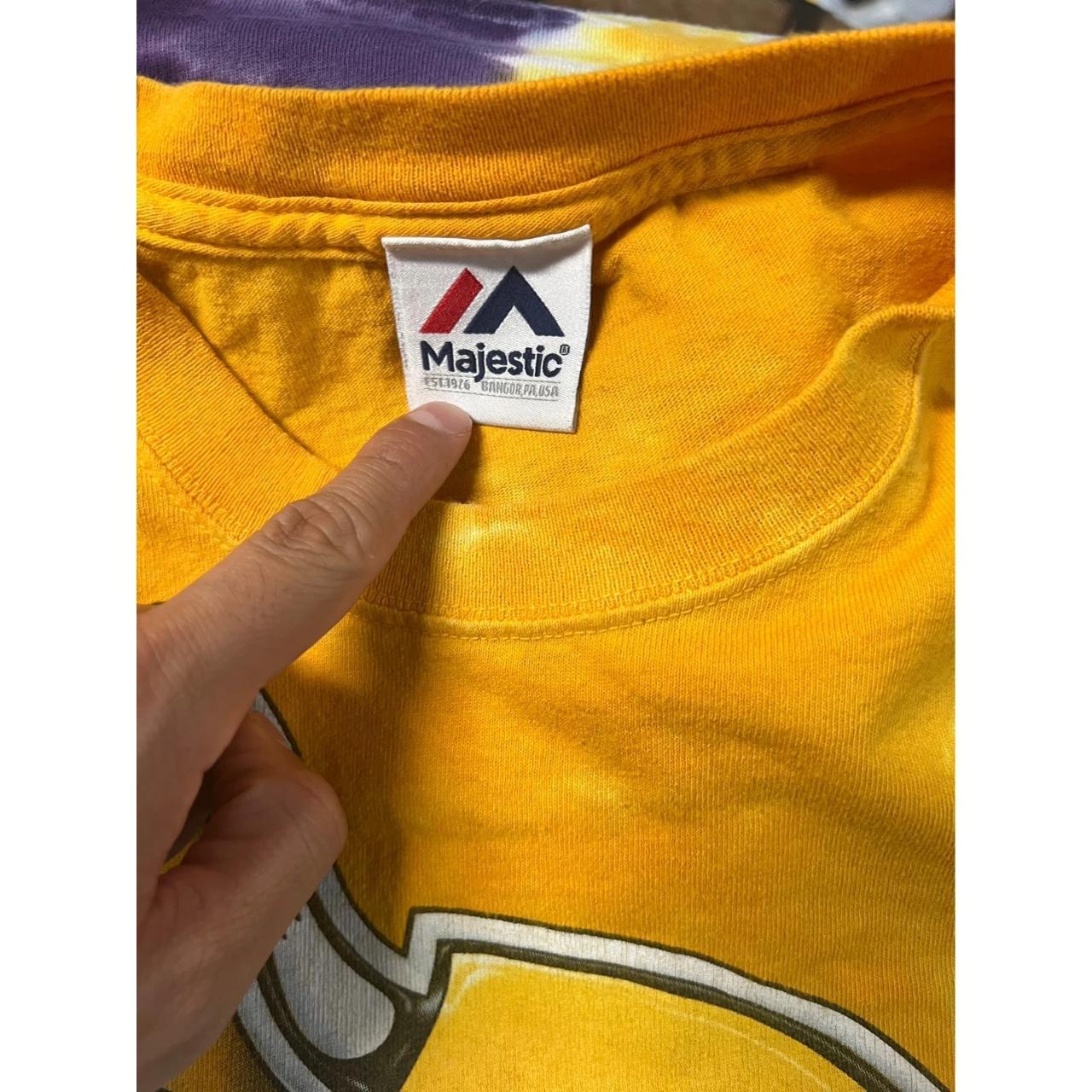 Minnesota Vikings tie dye majestic T-shirt! Great - Depop